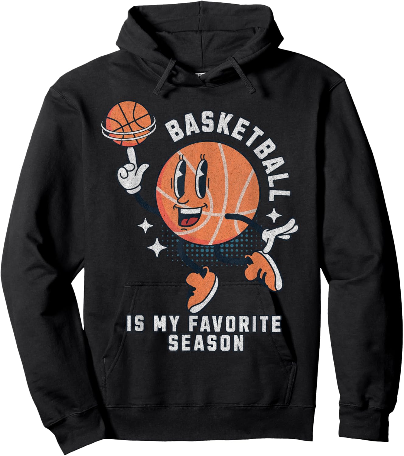 Basketball is My Favorite Season Hoodie - Hoodie | Black