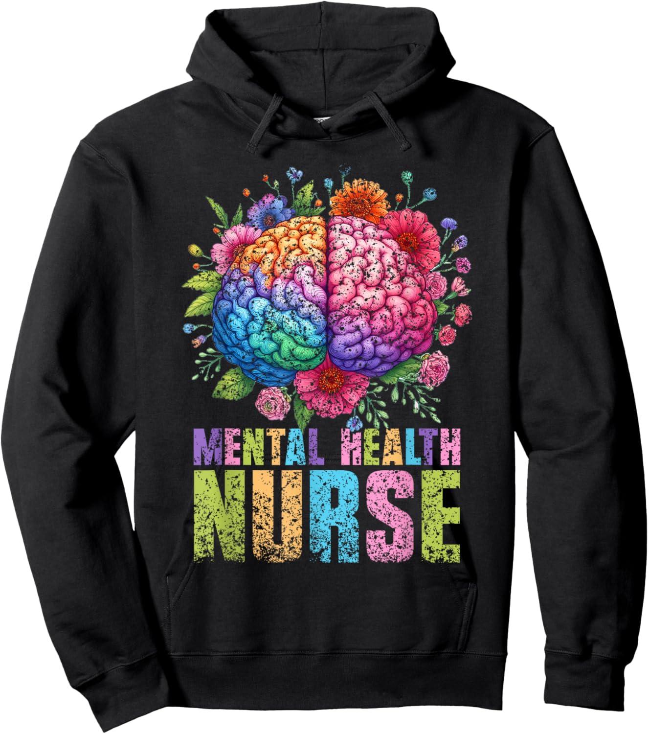 Mental Health Nurse Nursing Psychiatry Psychiatric Nurse Hoodie - Hoodie | Black