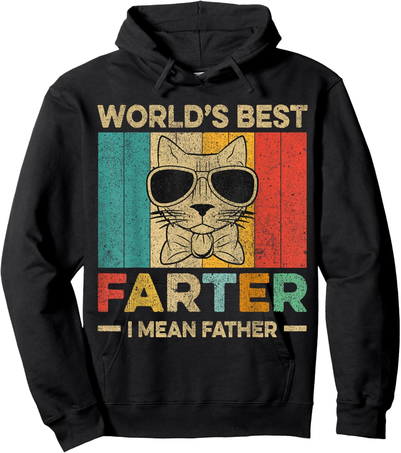 Worlds Best Farter I Mean Father Fathers Day Dog Dad Hoodie - Hoodie | Black