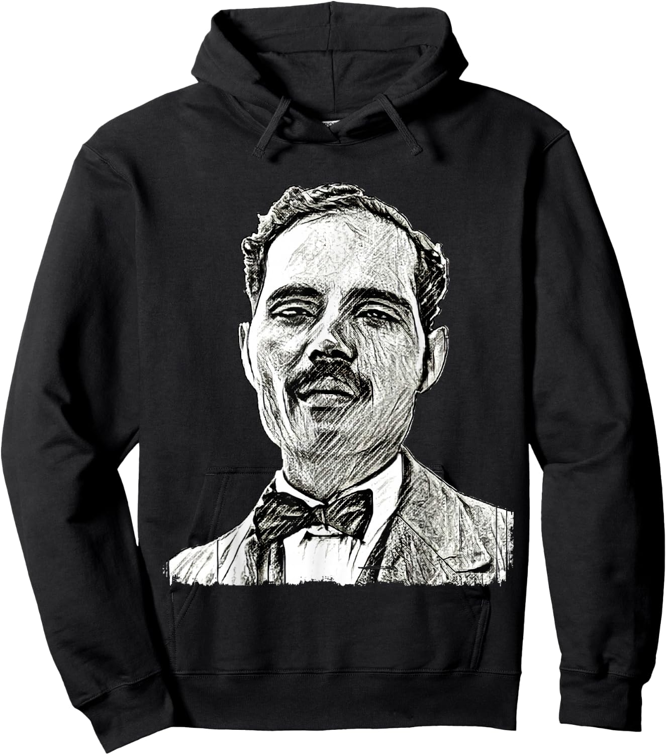 Pedro Albizu Campos Puerto Rico History Resiste Sketch Hoodie - Hoodie | Black