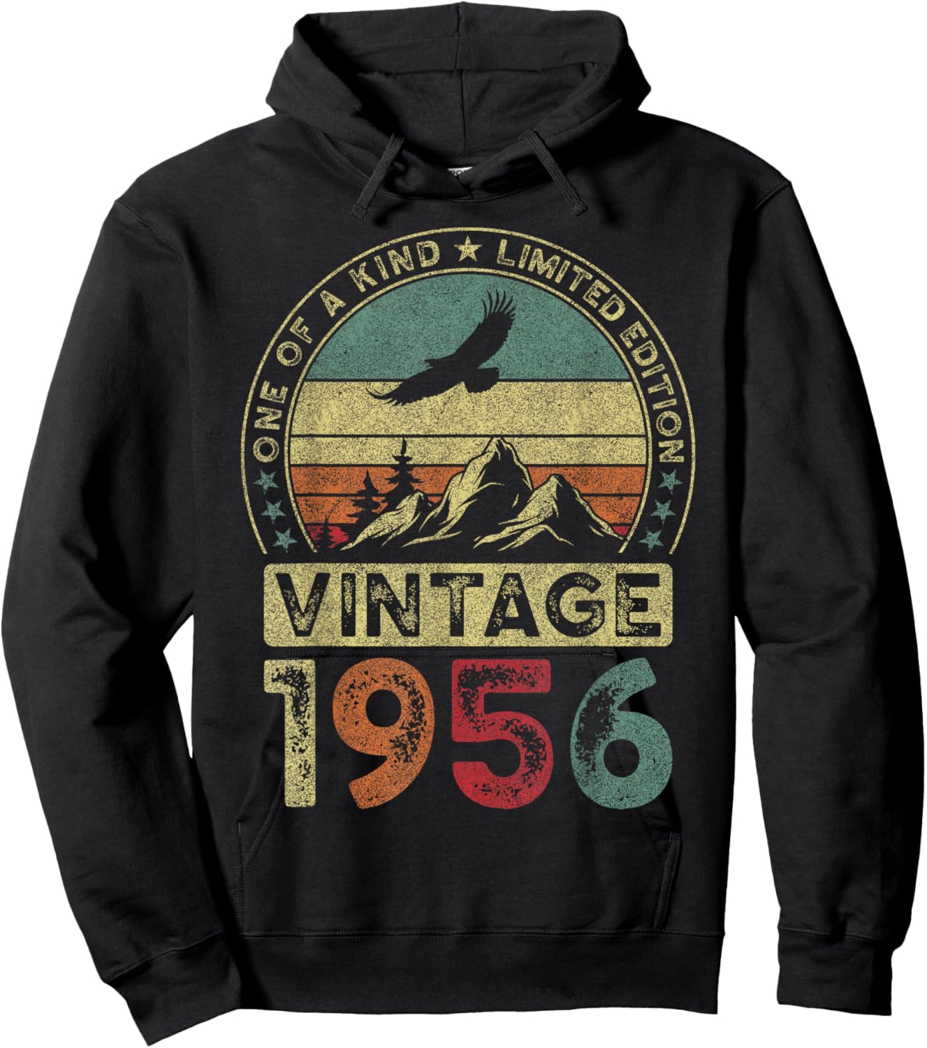 Vintage 1956, Limitierte Auflage, 70. Geburtstag, 70 Jahre Hoodie - Hoodie | Black