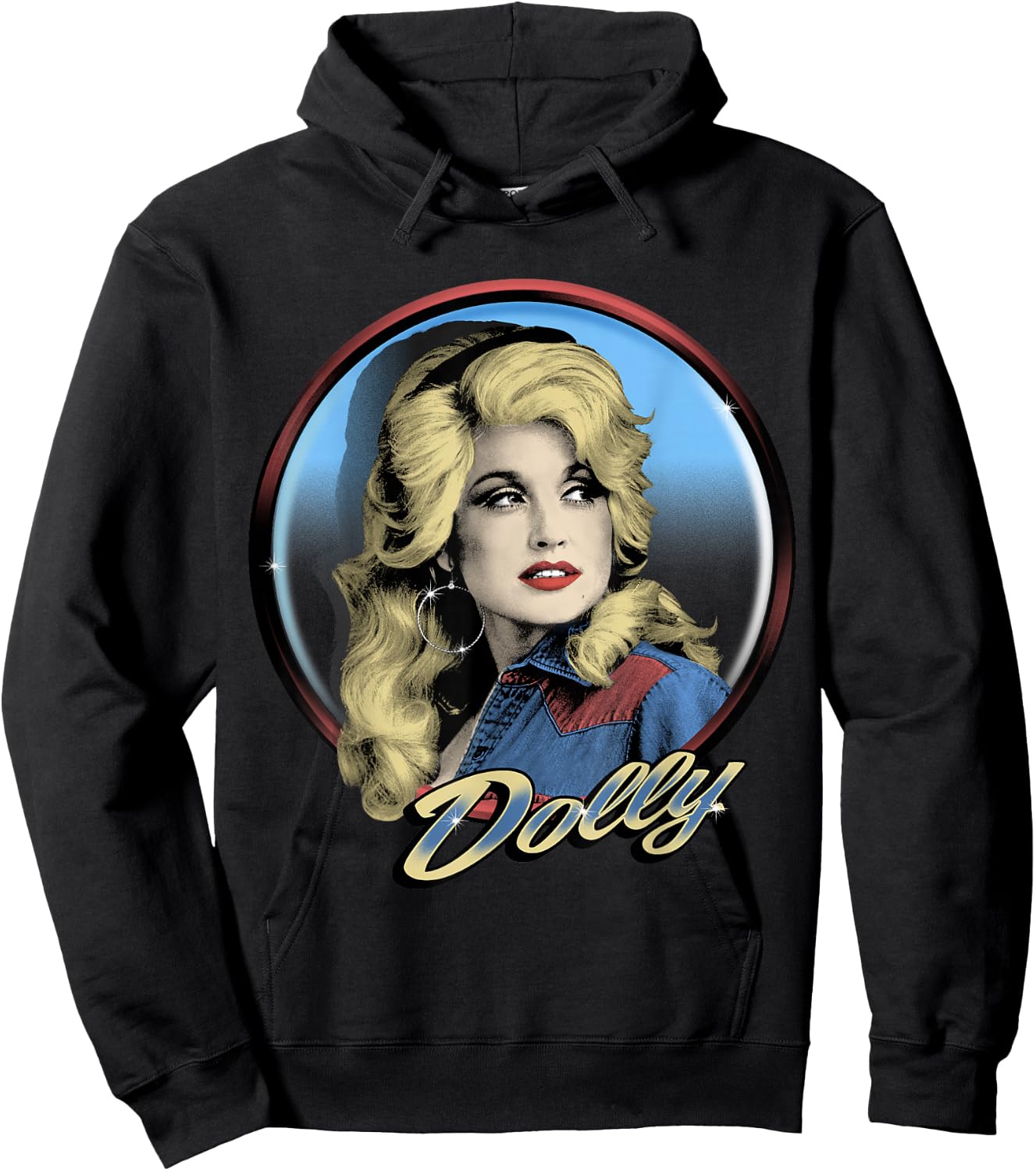 Dolly Parton Western Hoodie - Hoodie | Black