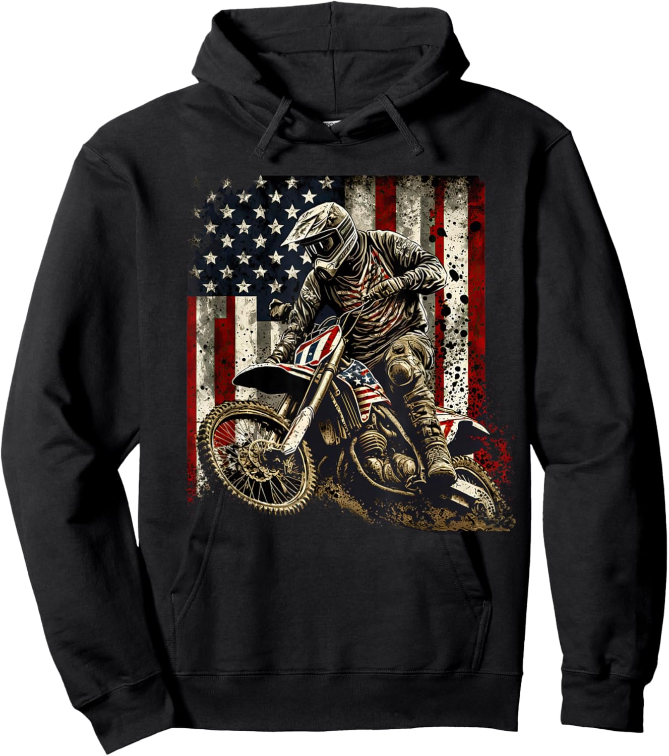 Motocross Supercross FMX riders Dirt Bike Freestyle motocro Hoodie - Hoodie | Black
