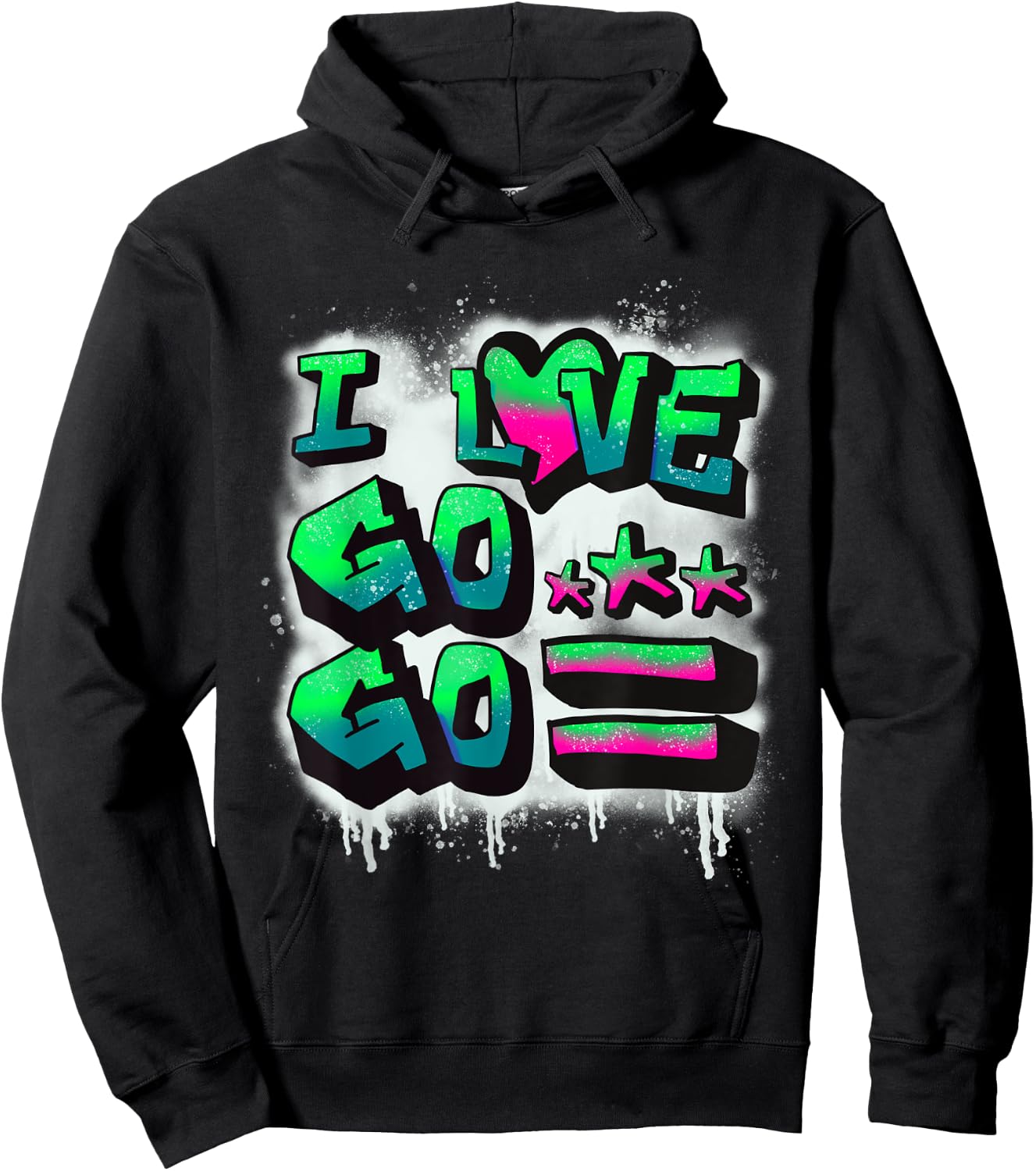 D.C. I Love Go-Go Music Gift kids and adults Hoodie - Hoodie | Black