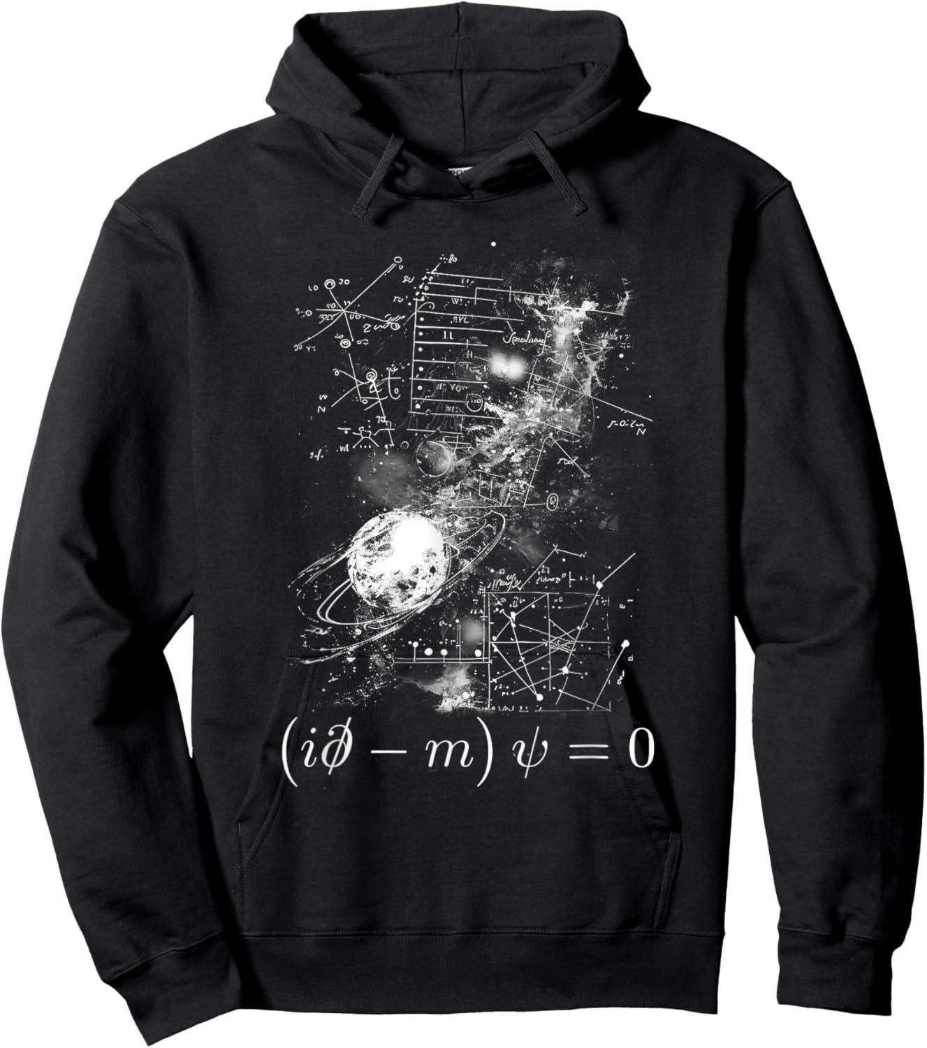 Dirac Equation Quantum Mechanics Particle Physics Geeks Hoodie - Hoodie | Black