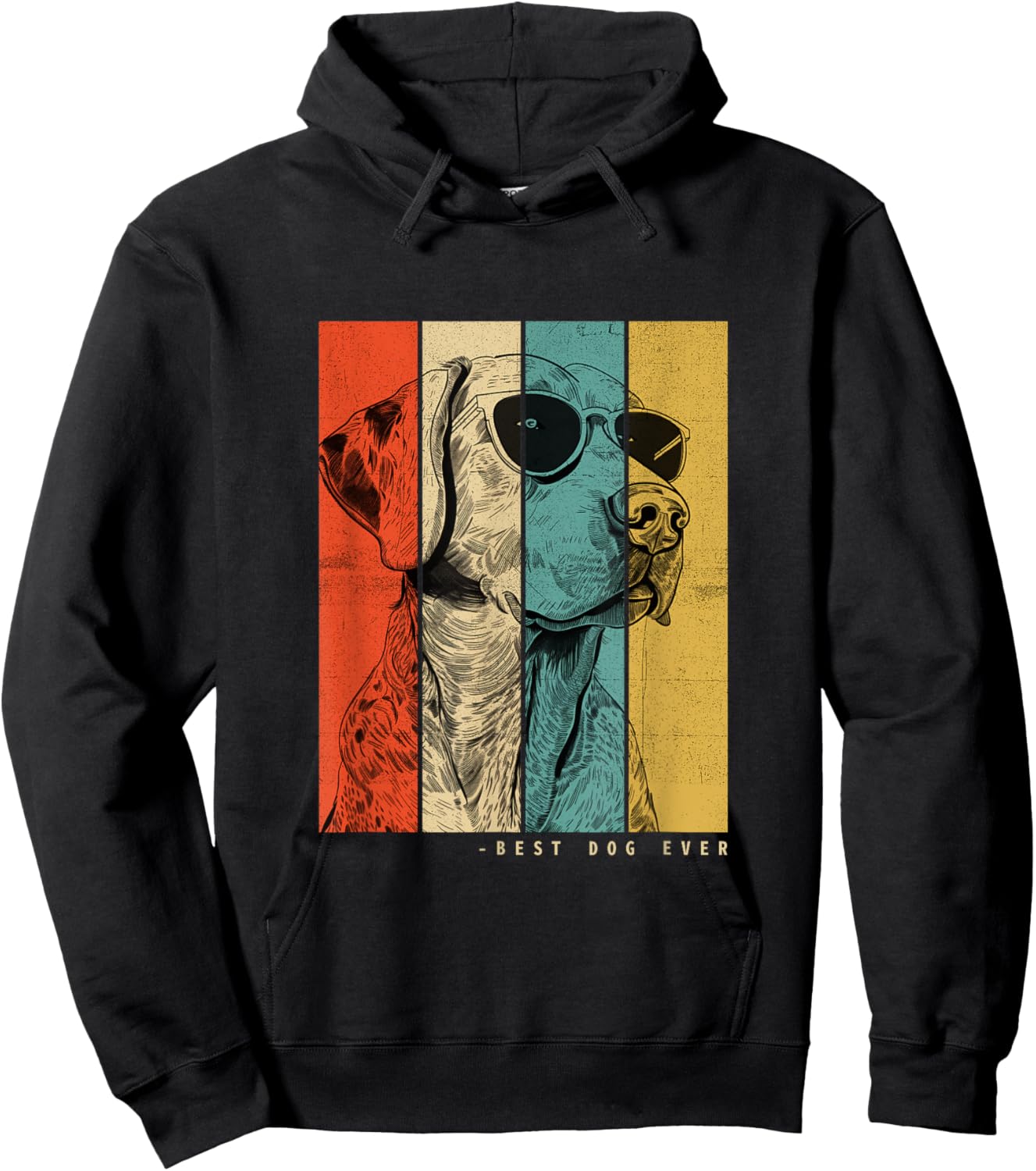 Vintage Catahoula Leopard Dog Mom Dad Kids Men Women Hoodie - Hoodie | Black