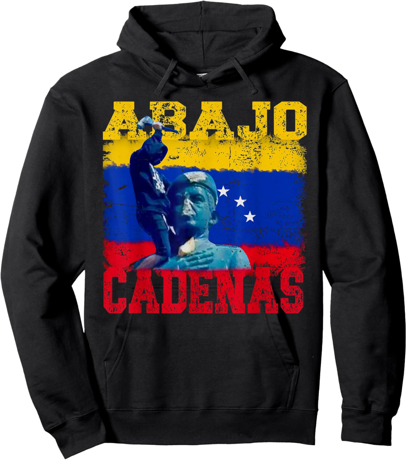 Abajo Cadenas Venezuela Hoodie - Hoodie | Black