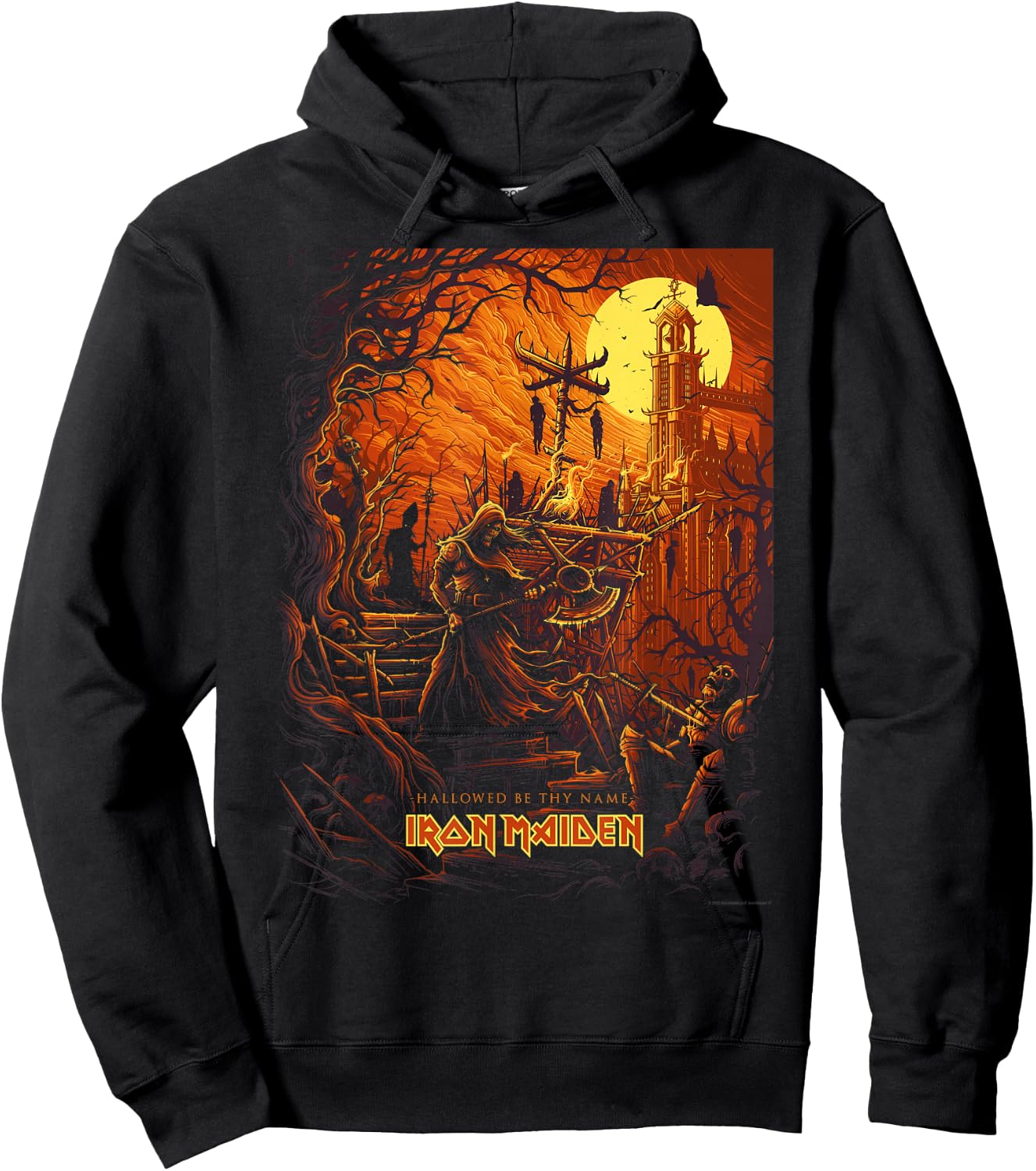 Iron Maiden - Number of the Beast Hallowed Be Thy Name Hoodie - Hoodie | Black