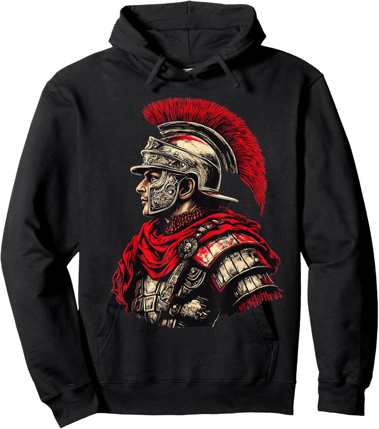 Weightlifting fitness gym Roman soldier Legion Hoodie - Hoodie | Black
