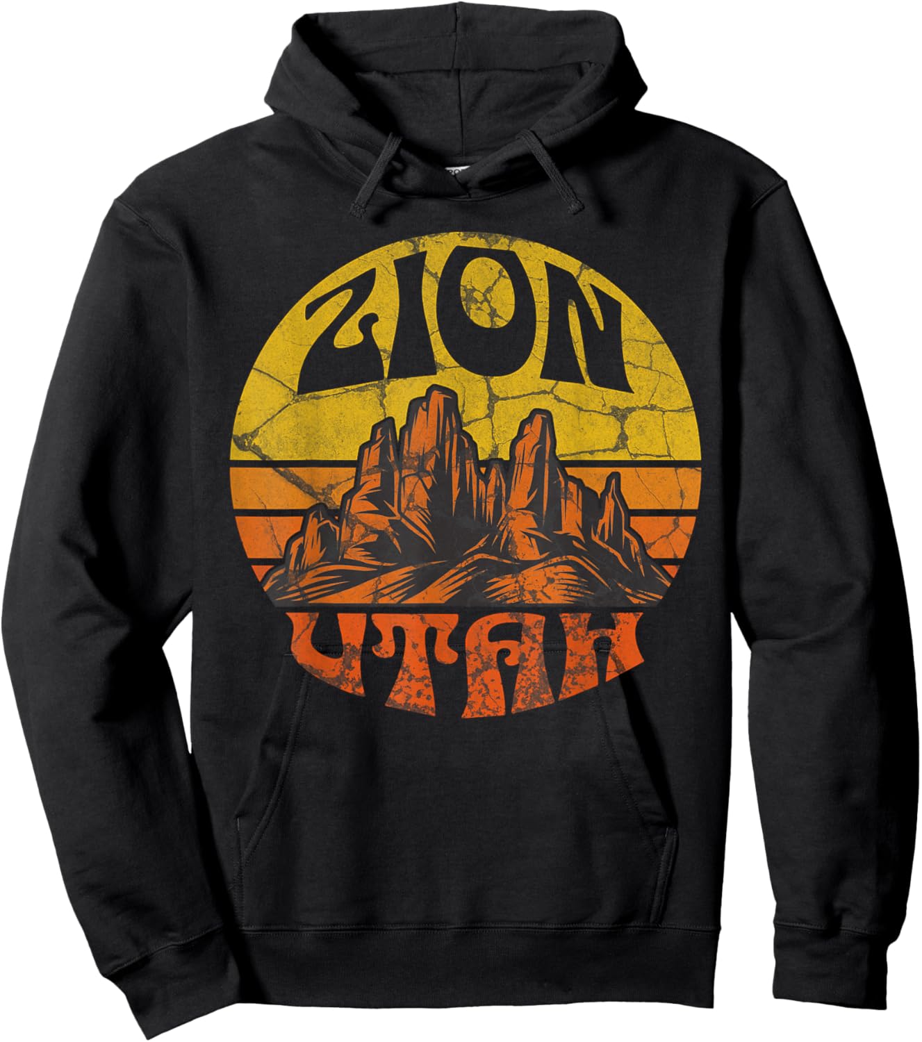 Zion National Park Hoodie - Hoodie | Black