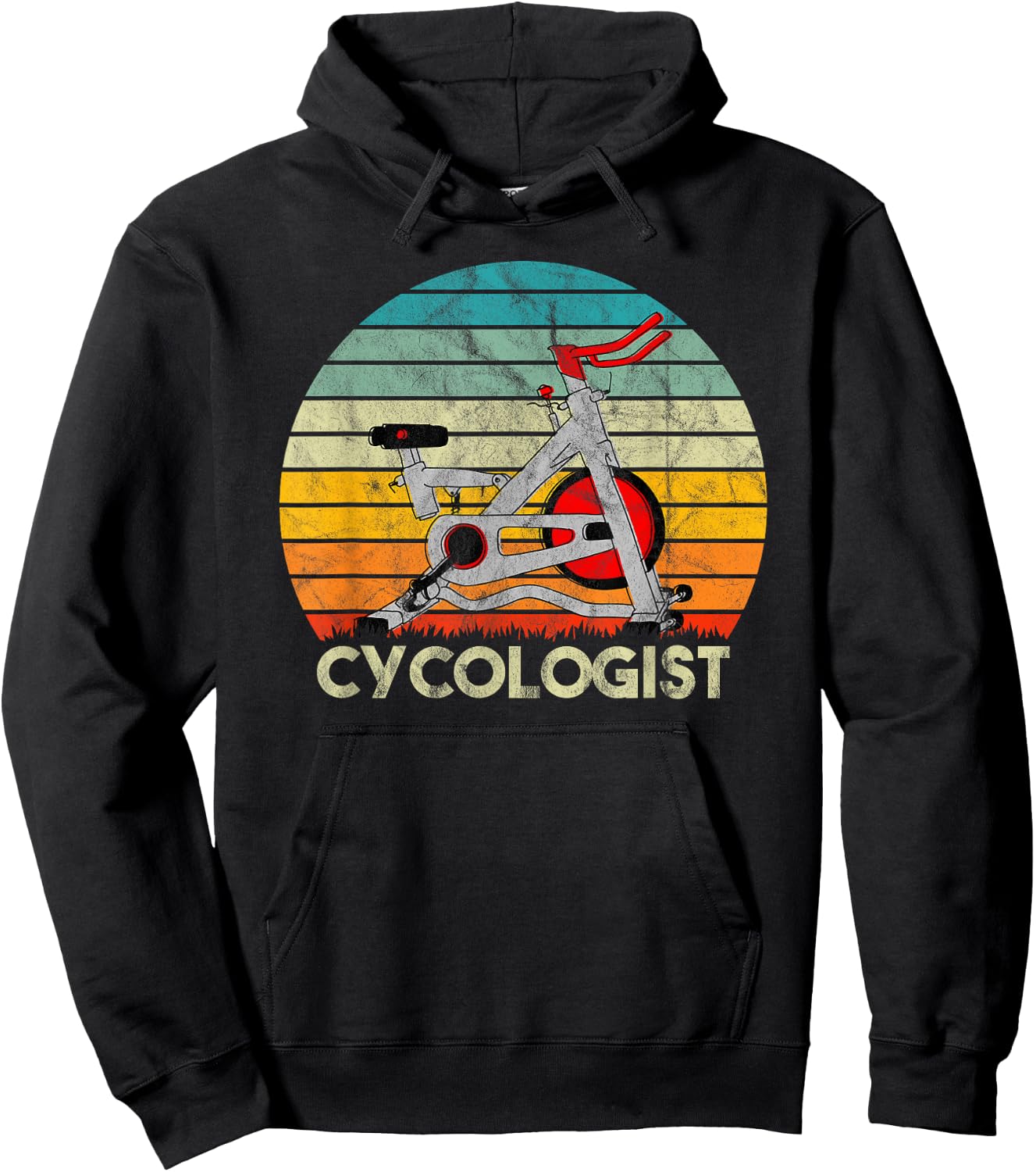 Cycologist Indoor Cycling Bike Stationary Exercise Hoodie - Hoodie | Black