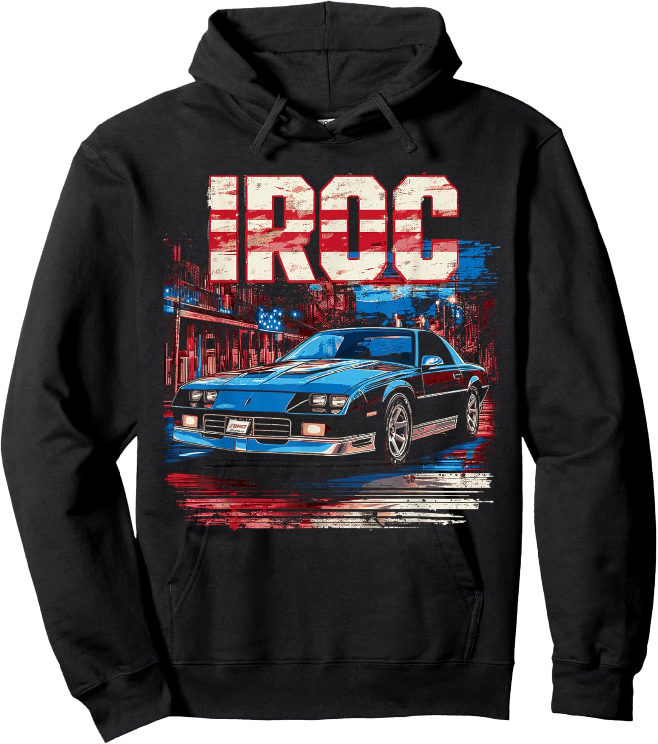 1980's IROC, IROC-Z Muscle Car American Muscle Retro classic Hoodie - Hoodie | Black