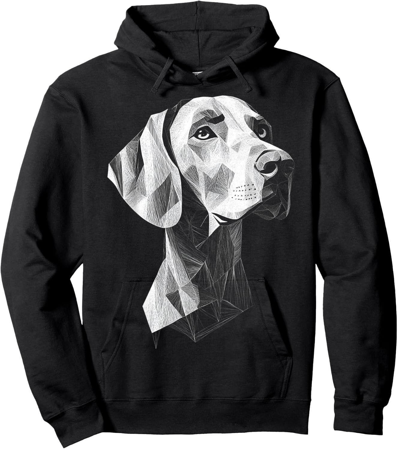 Weimaraner Dog Motif Pet Art Weimaraner Women Kids Hoodie - Hoodie | Black