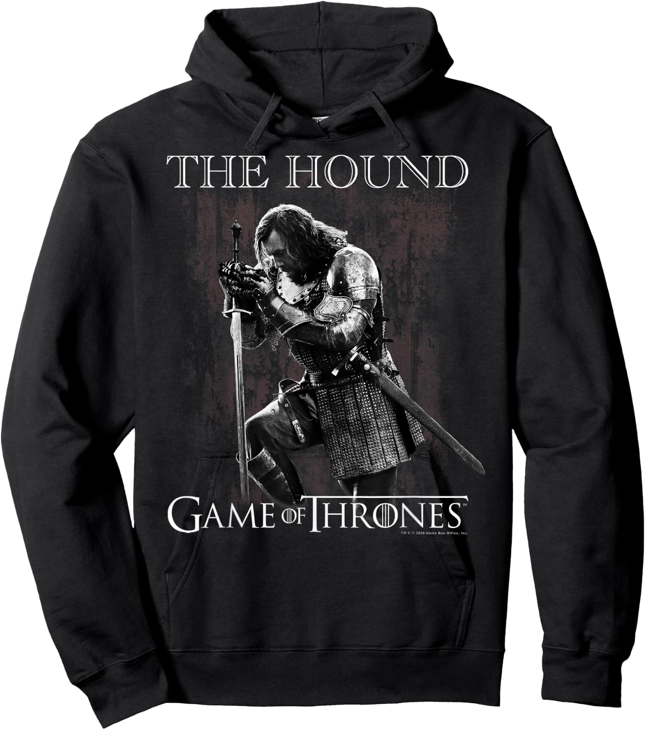Game Of Thrones The Hound Portrait Hoodie - Hoodie | Black