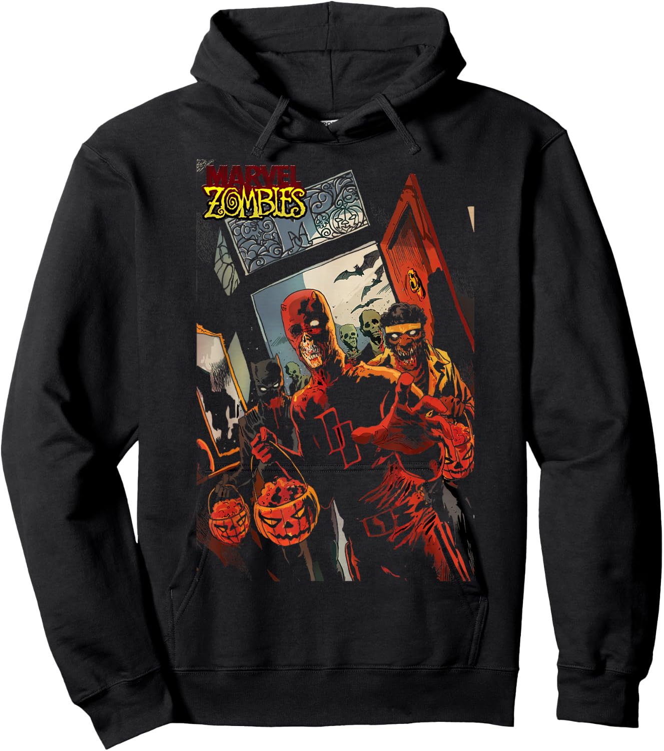 Marvel Zombies Daredevil Zombie Poster Halloween Small Hoodie - Hoodie | Black