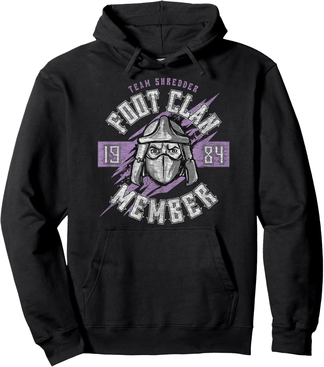 Nickelodeon Teenage Mutant Ninja Turtles Team Shredder Foot Clan 1984 Hoodie - Hoodie | Black