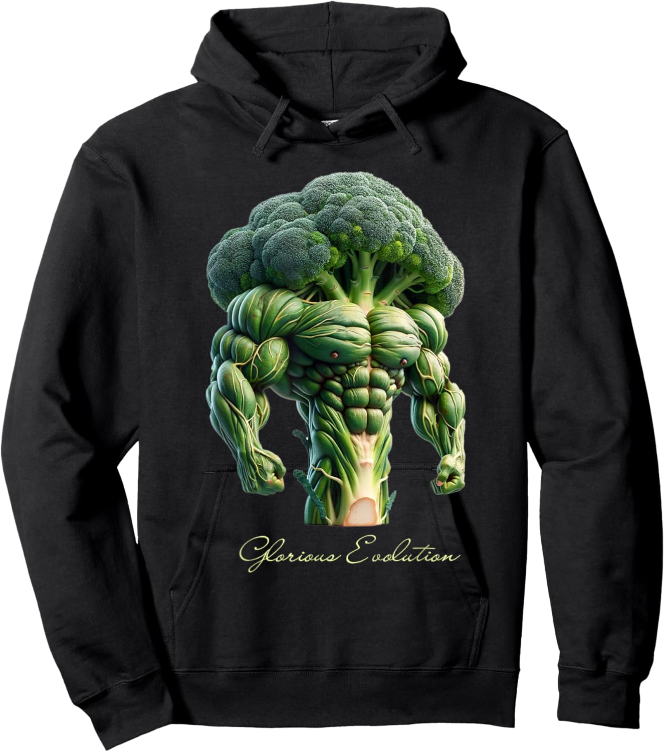 Muscle broccoli Hoodie - Hoodie | Black