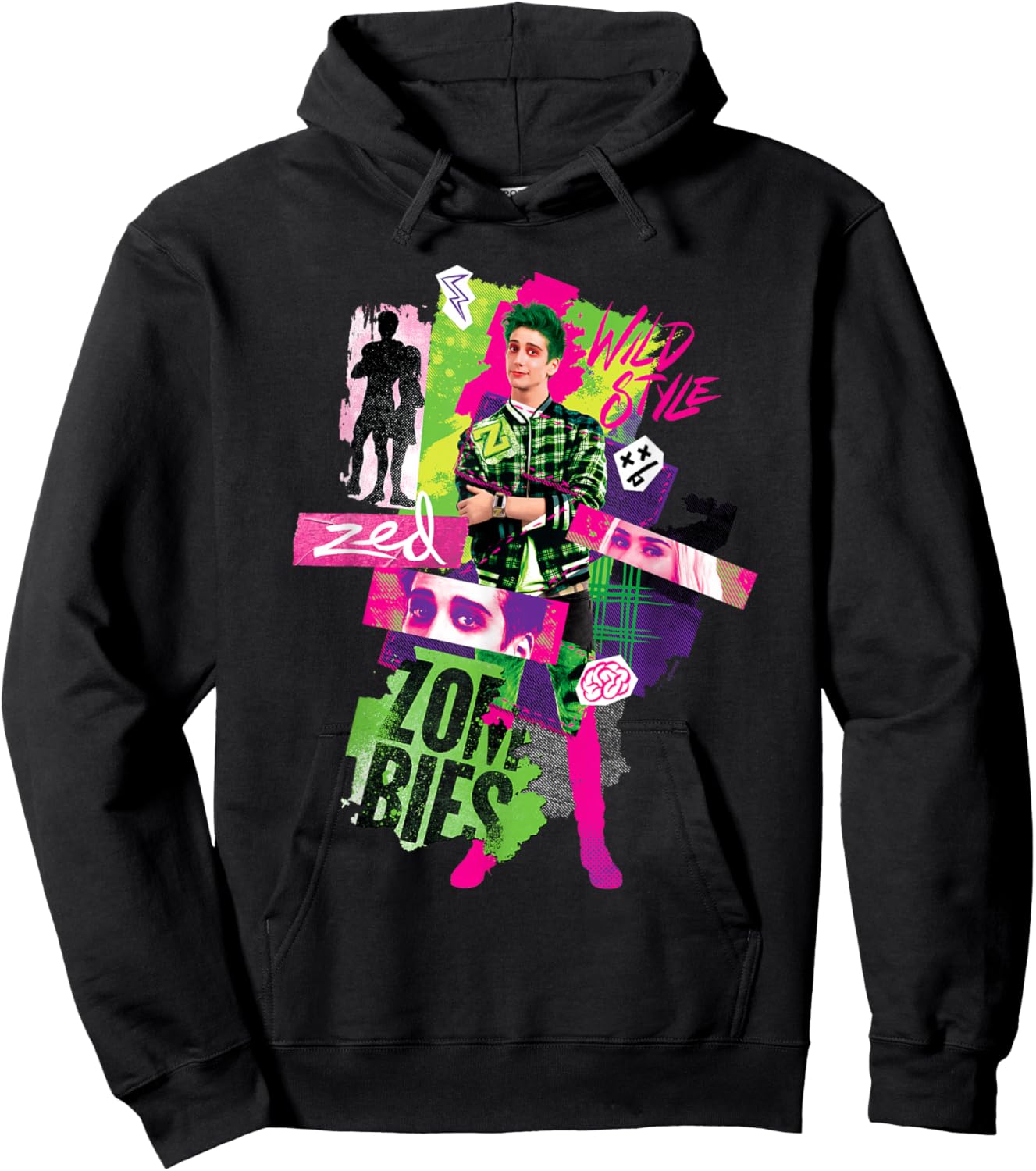 Disney Channel Zombies 3 Zed Wild Style Z-O-M-B-I-E-S 3 Hoodie - Hoodie | Black