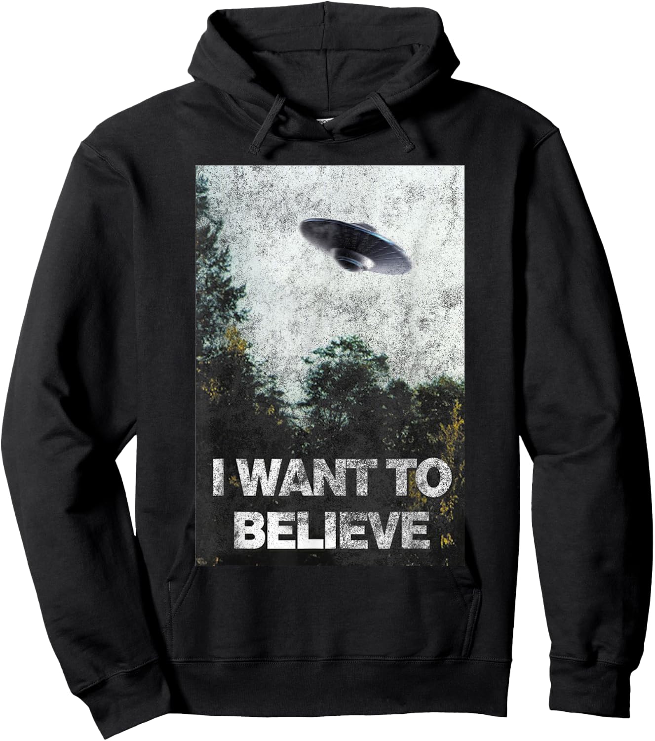 I want to believe Area 51 UFO Alien Abduction Hoodie - Hoodie | Black