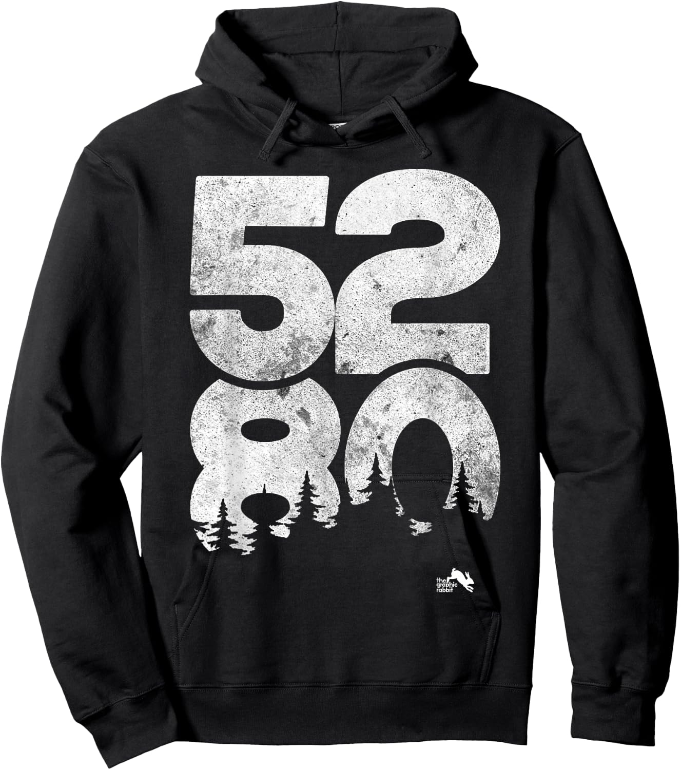 5280 T Shirt Mile High Denver Colorado Hoodie - Hoodie | Black