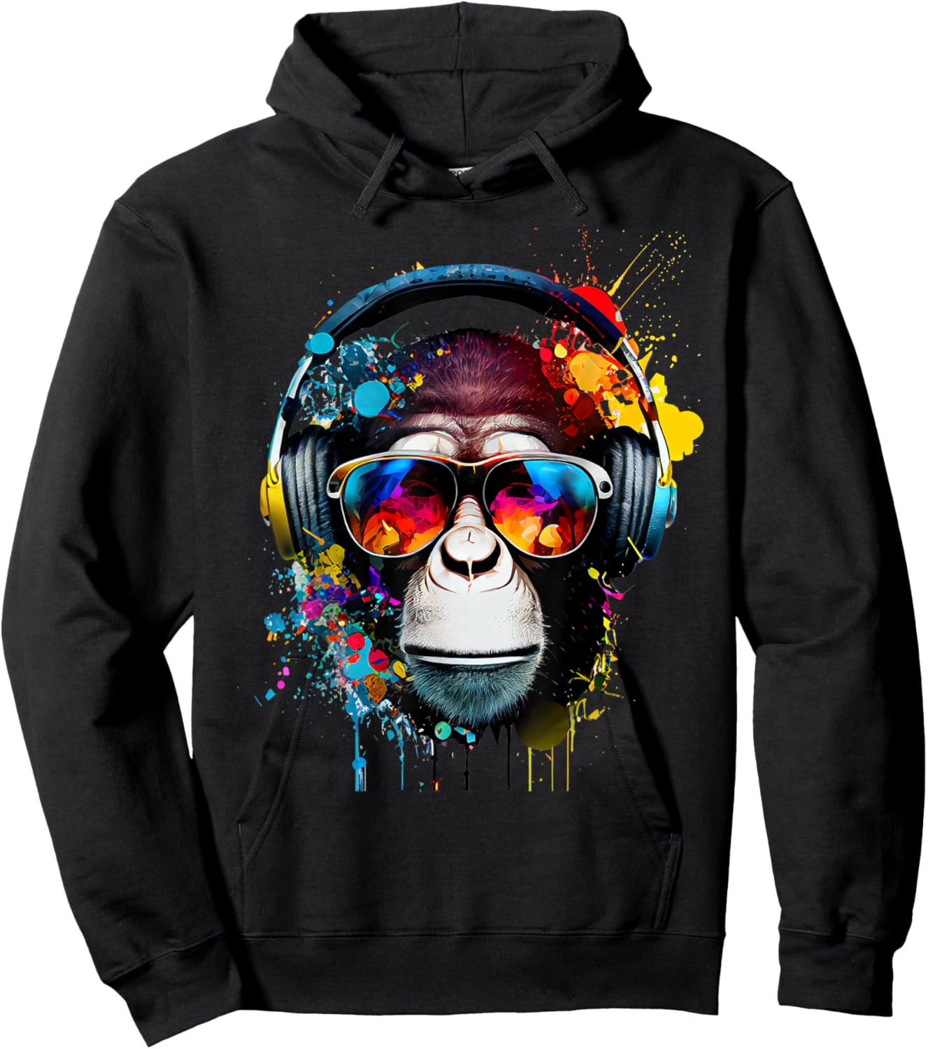 Monkey Monkey Hoodie - Hoodie | Black