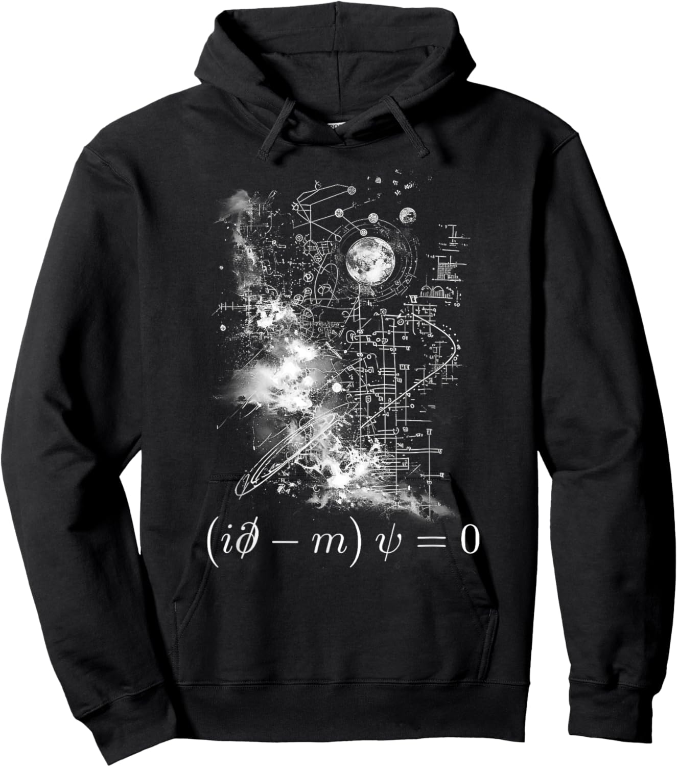 Dirac Equation Quantum Mechanics Particle Physics Geeks Hoodie - Hoodie | Black