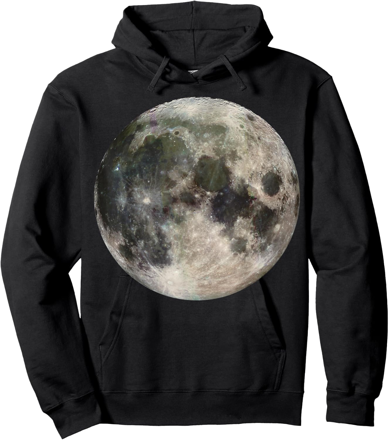 Full Moon Phase Space Love Photography Astronomy Hoodie - Hoodie | Black