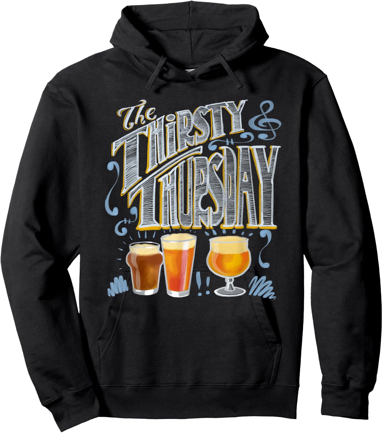The Thirsty Thursday beer Hoodie - Hoodie | Black