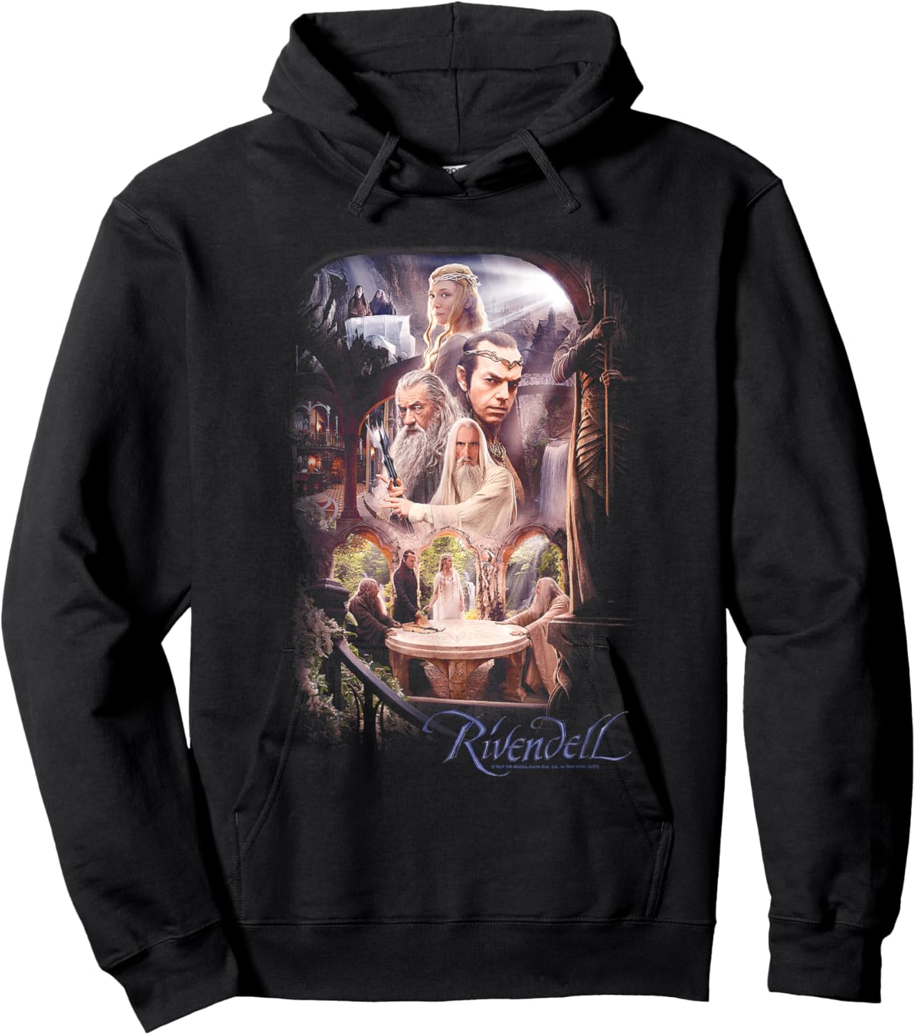 The Hobbit Rivendell Hoodie - Hoodie | Black