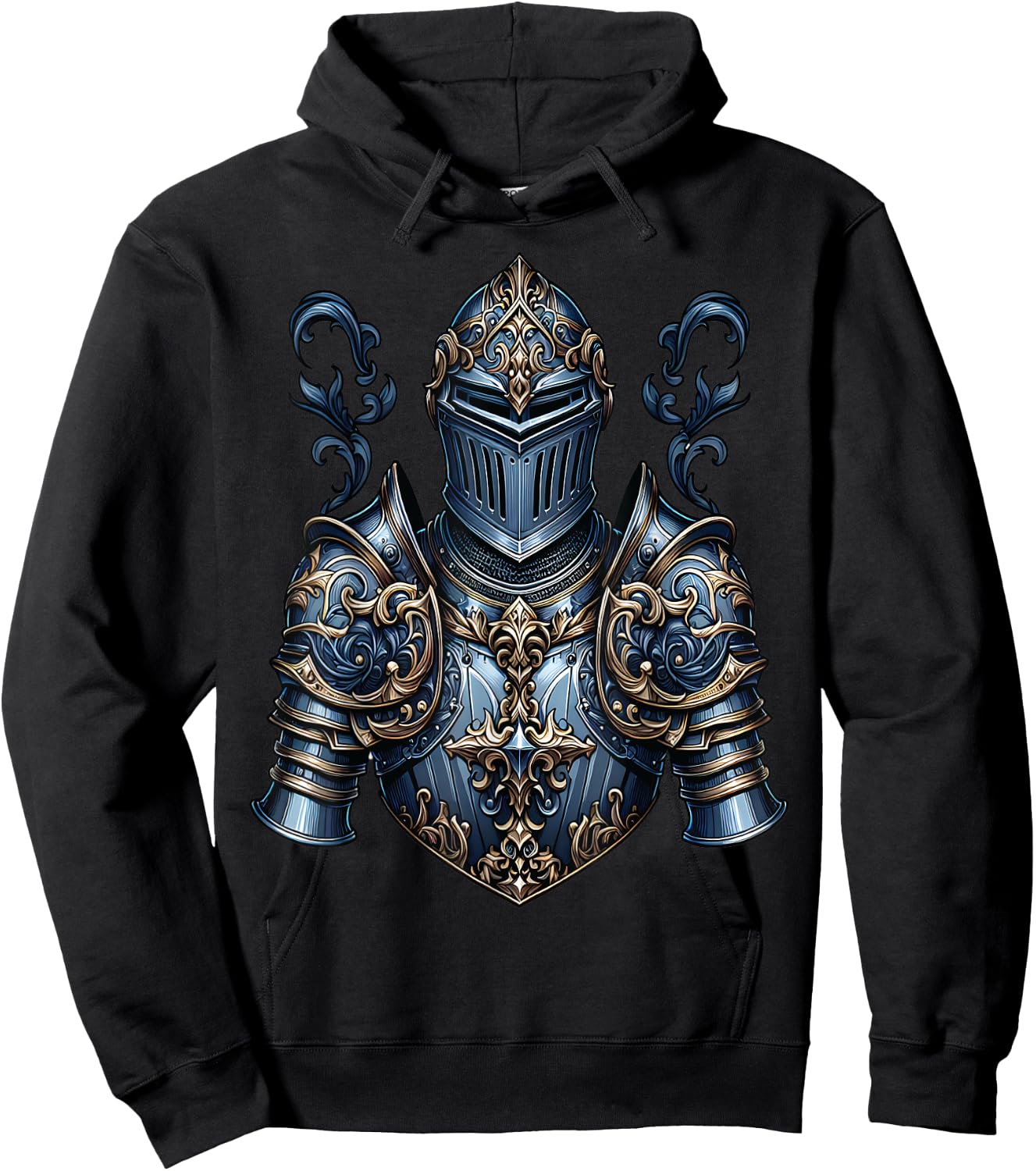 Knight Armor Costume Hoodie - Hoodie | Black
