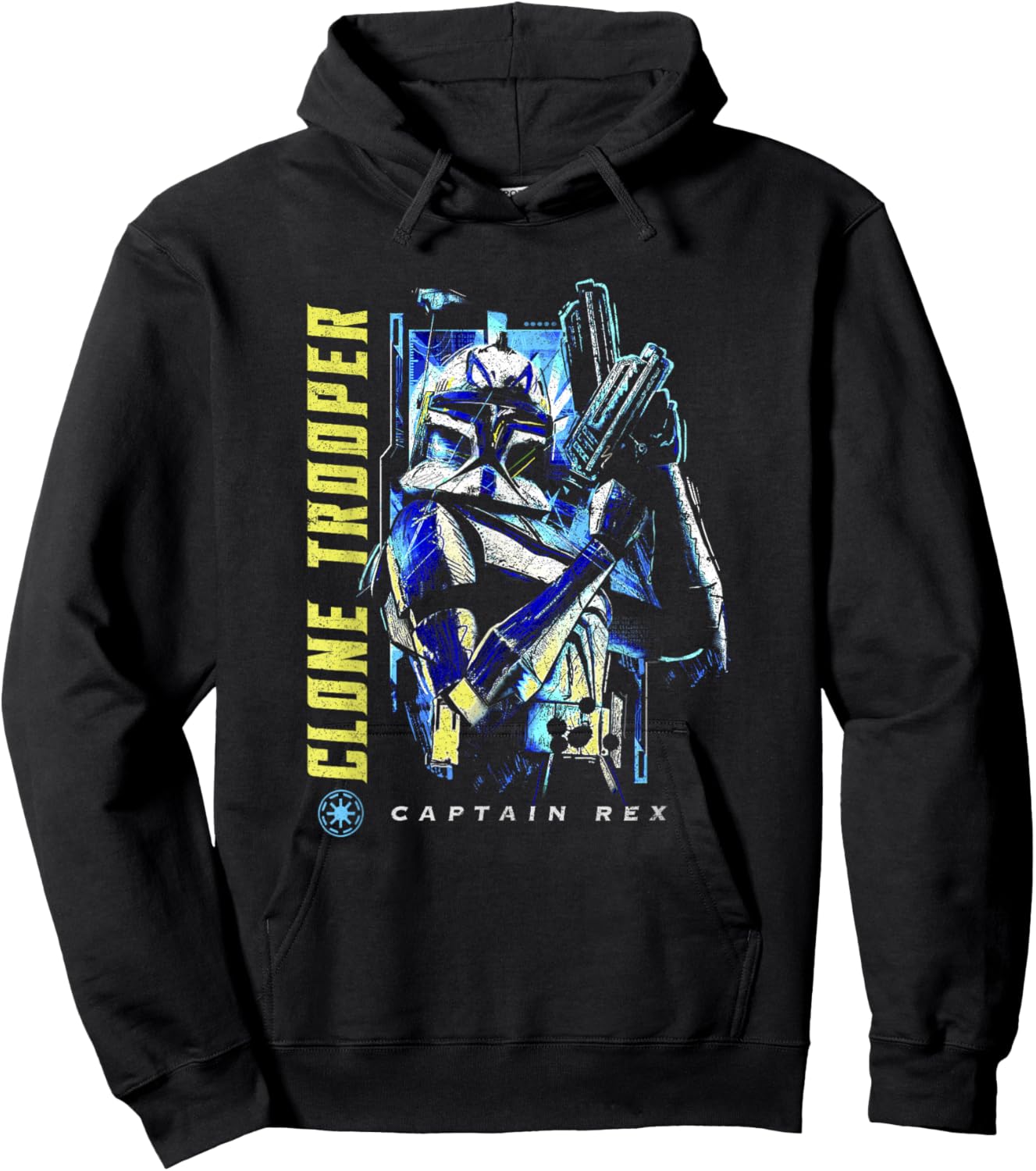 Star Wars: The Clone Wars Captain Rex Clone Trooper Poster Hoodie - Hoodie | Black