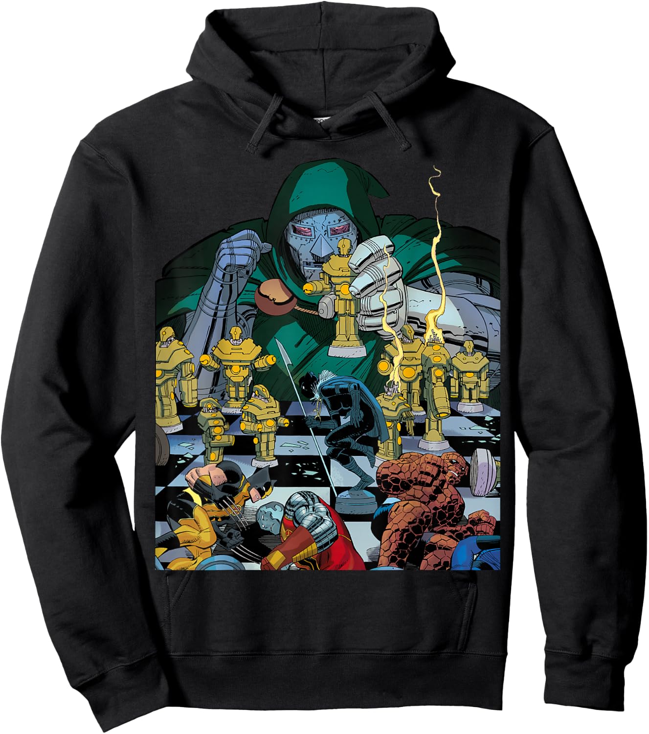 Marvel Doctor Doom Doomwar #3 Comic Cover Hoodie - Hoodie | Black