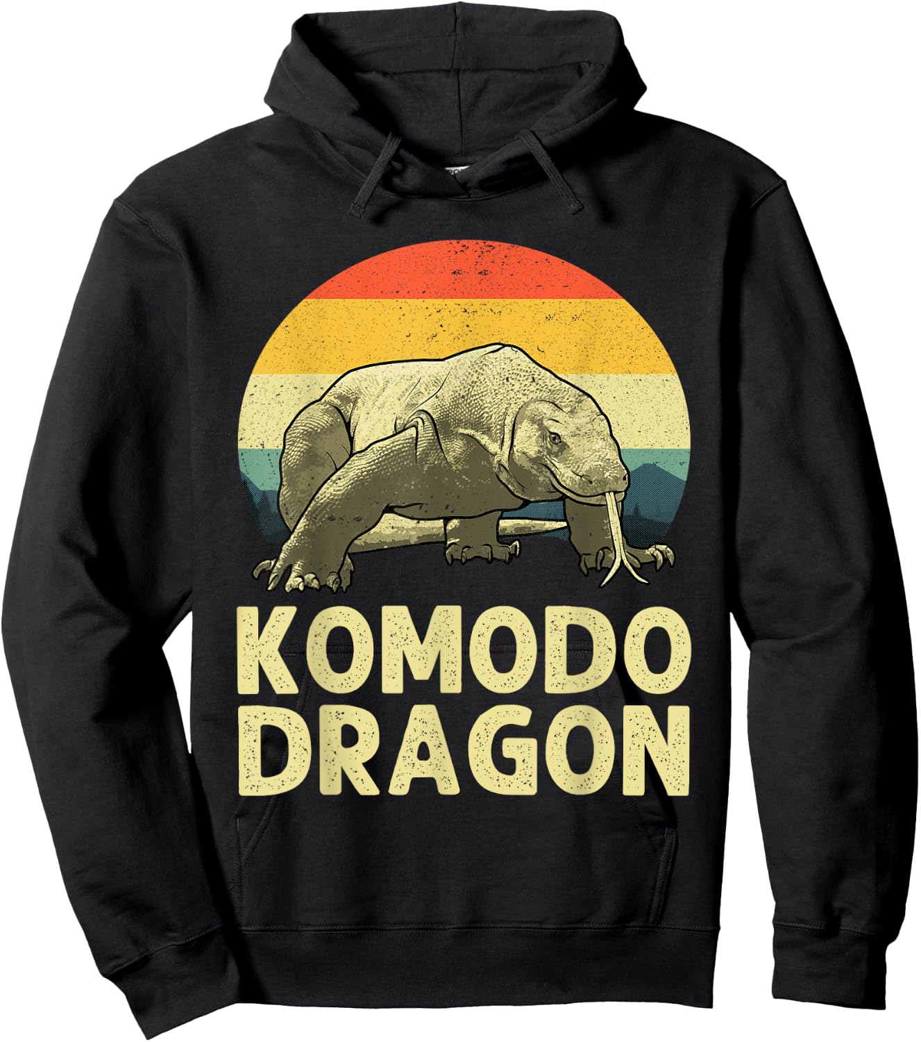 Komodo Dragon Design Women Kids Komodo Dragon Lover Hoodie - Hoodie | Black