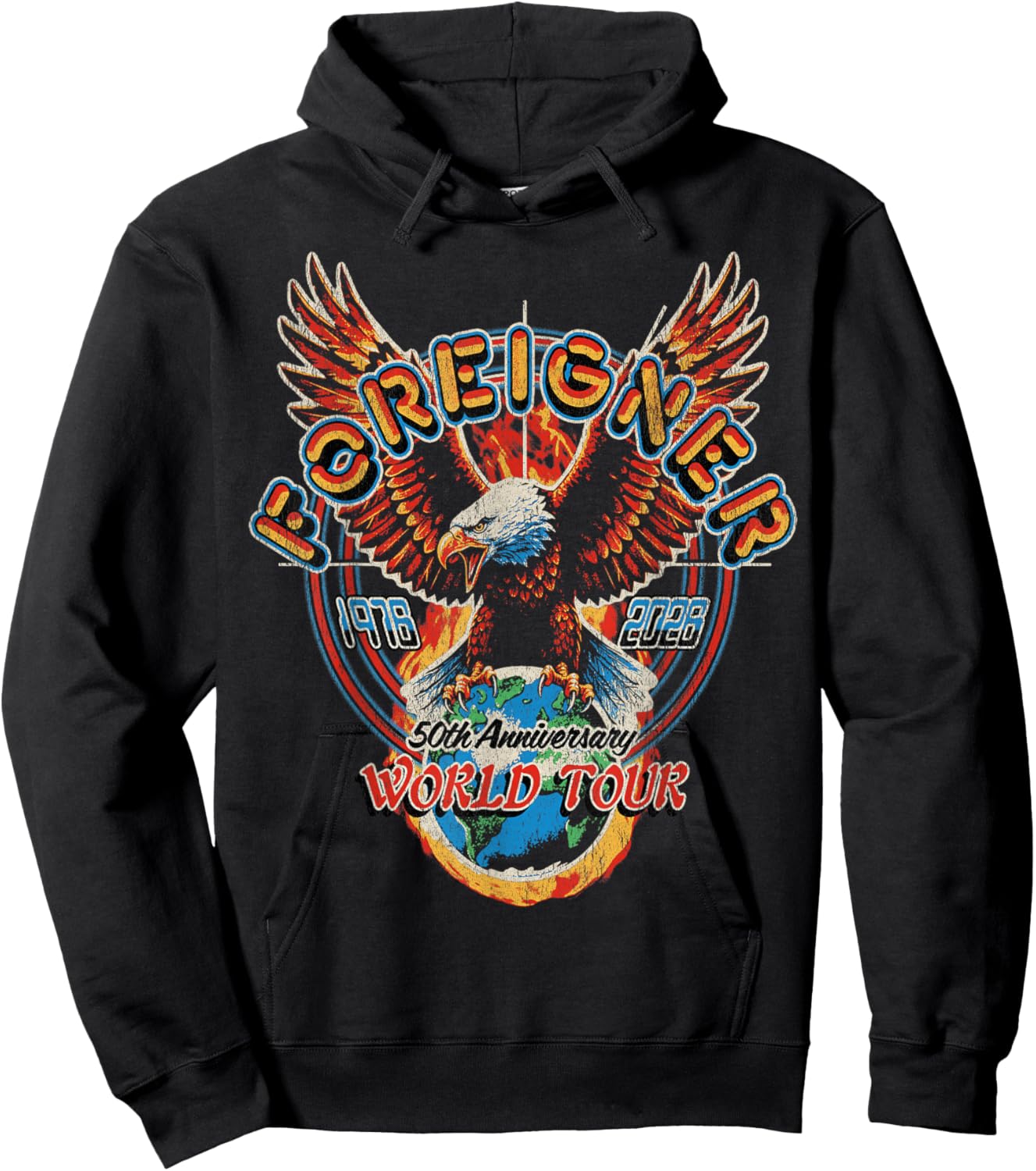 Ausländer-Tour zum 50-jährigen Jubiläum Hoodie - Hoodie | Black