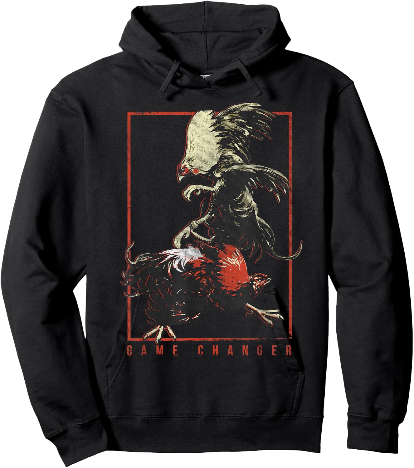 Vintage Cock Fight Shirt - Game Fowl Enthusiast Shirt Hoodie - Hoodie | Black