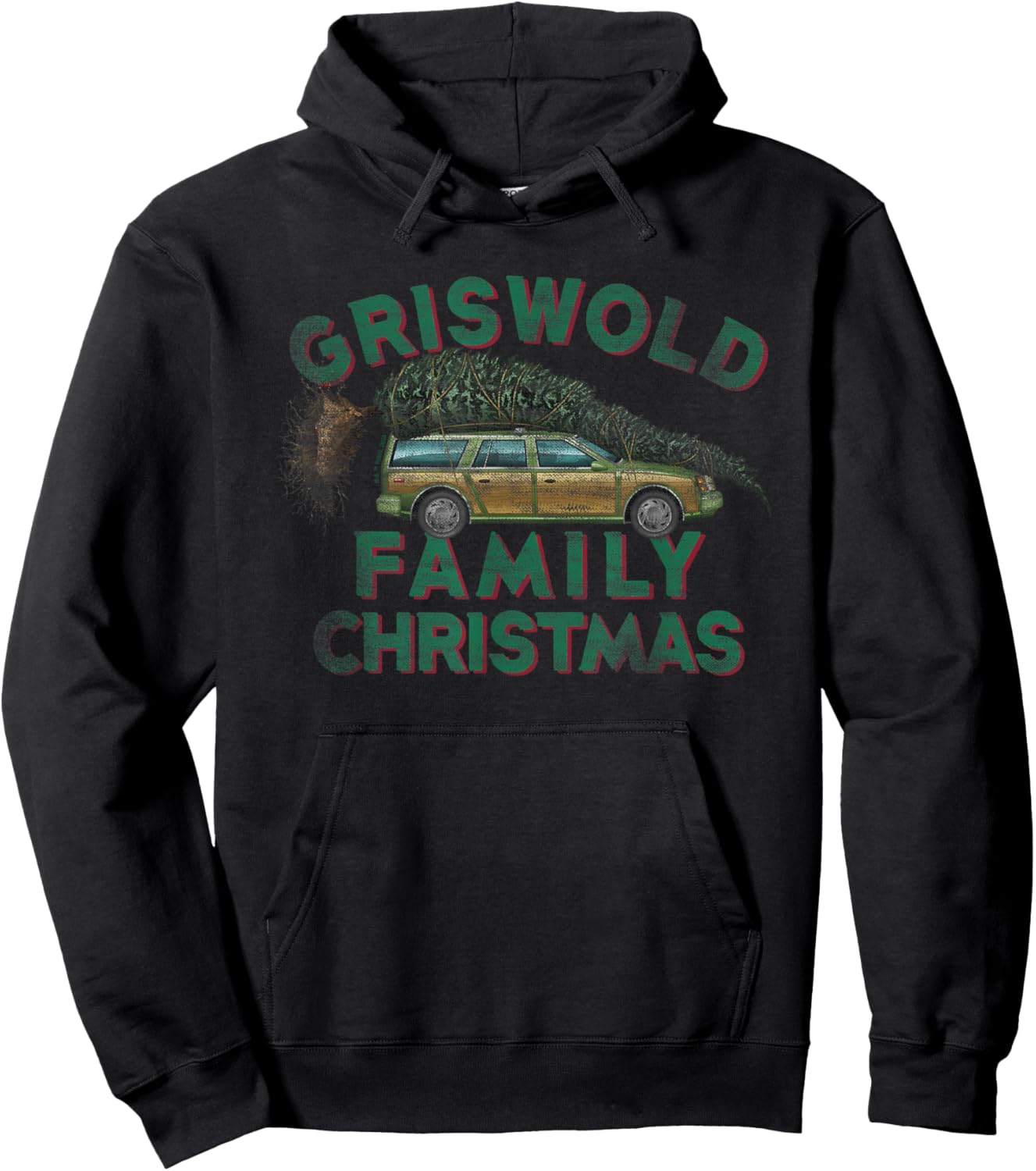 National Lampoon's Christmas Vacation - Griswold Vacation Hoodie - Hoodie | Black