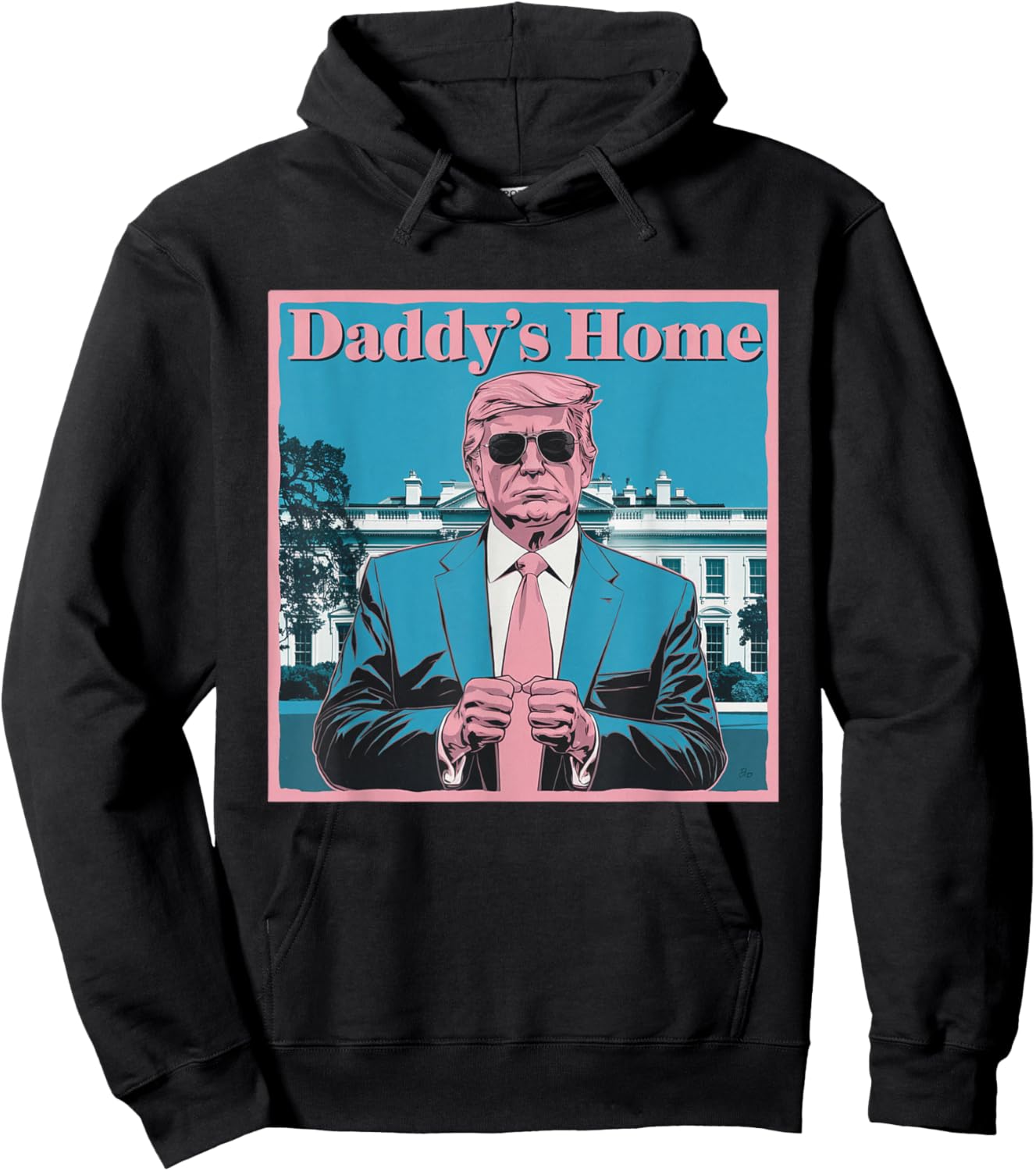 Donald Trump Daddy's Home White House America President Hoodie - Hoodie | Black