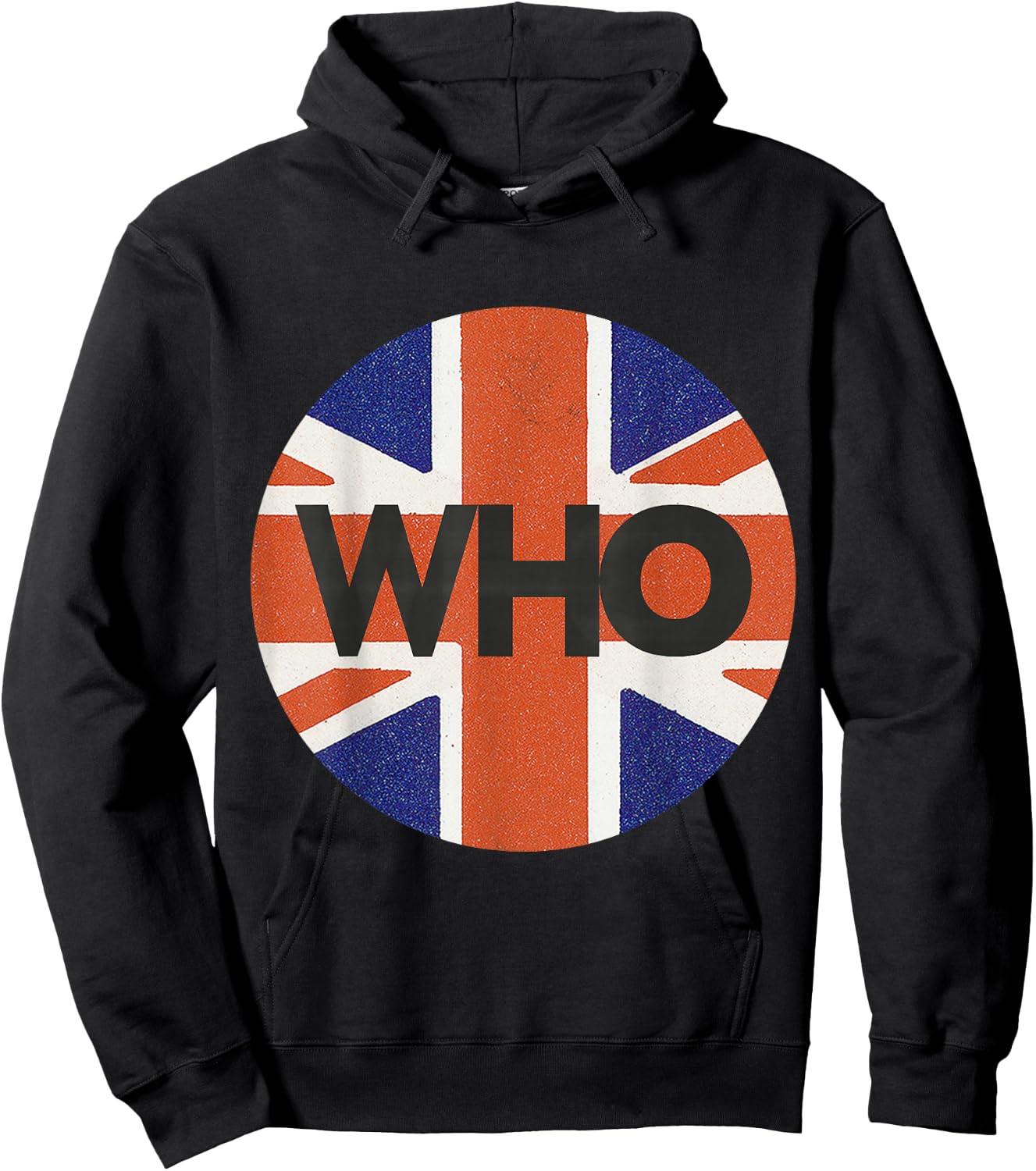The Who Official 2019 Who Album Union Jack Circle Hoodie - Hoodie | Black