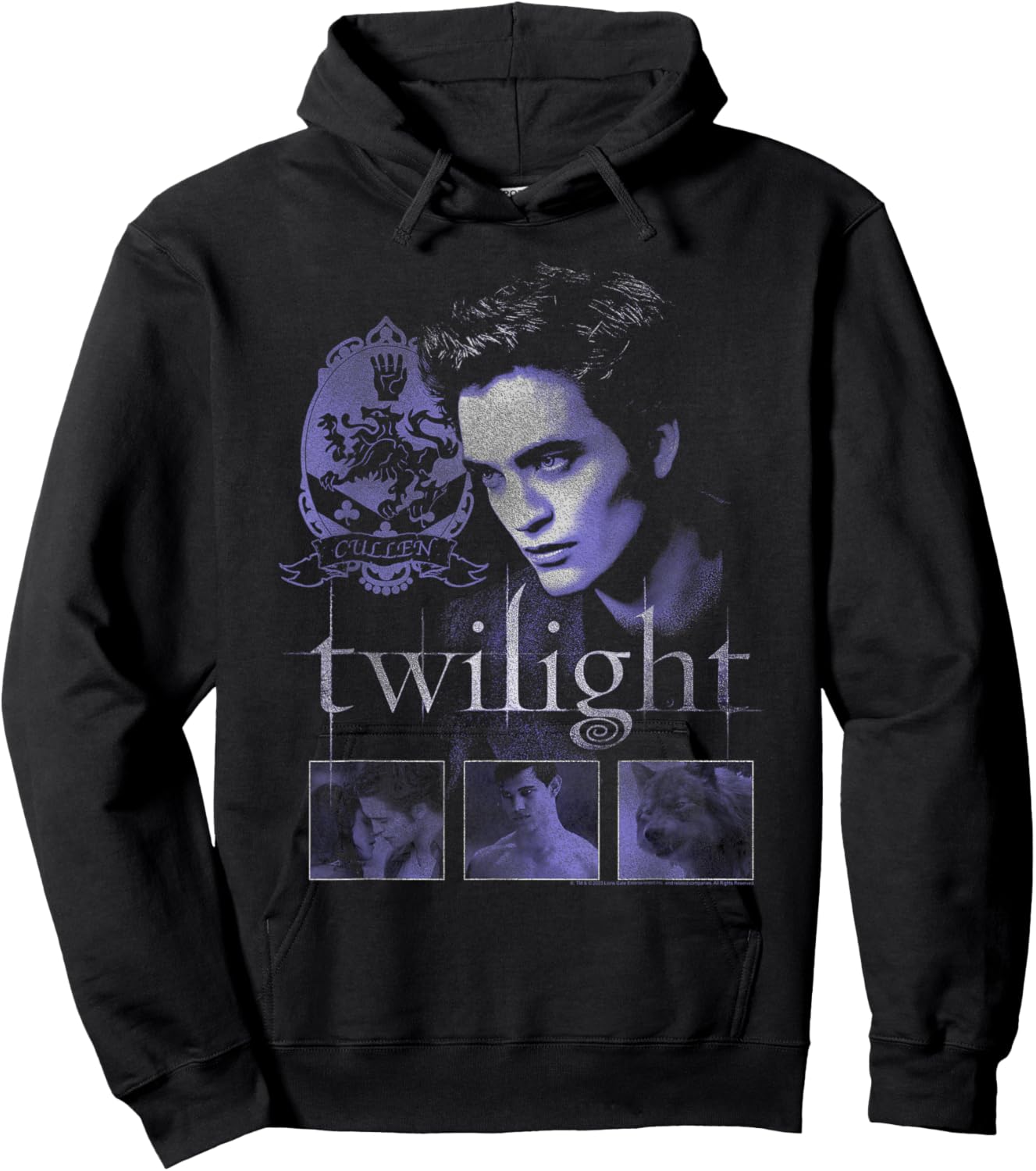 Twilight Edward and Icons Hoodie - Hoodie | Black