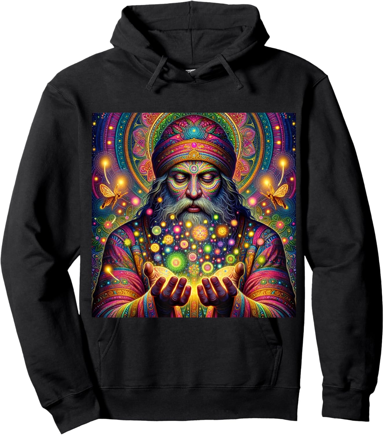 PLUR EDM Tranquility Vibe Music Festival Essential Graphic Hoodie - Hoodie | Black