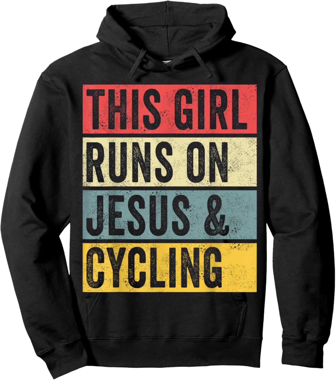 Funny Cycling Jesus Dogs And Cycling Biker Spin Mount Hoodie - Hoodie | Black