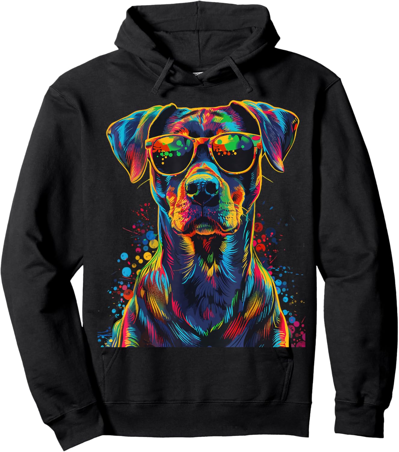 Catahoula Lovers Design Pop Art Funny Catahoula Leopard Dog Hoodie - Hoodie | Black