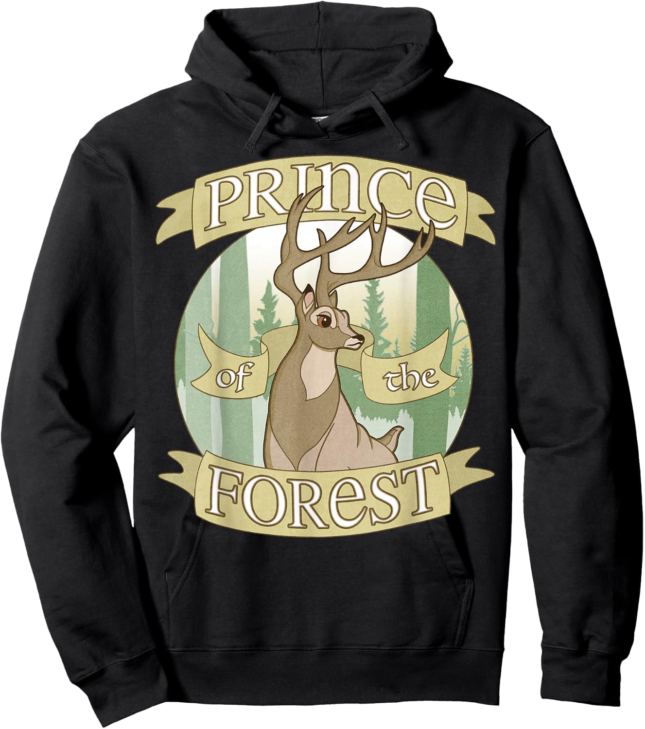 Disney Bambi Prince of The Forest Hoodie - Hoodie | Black
