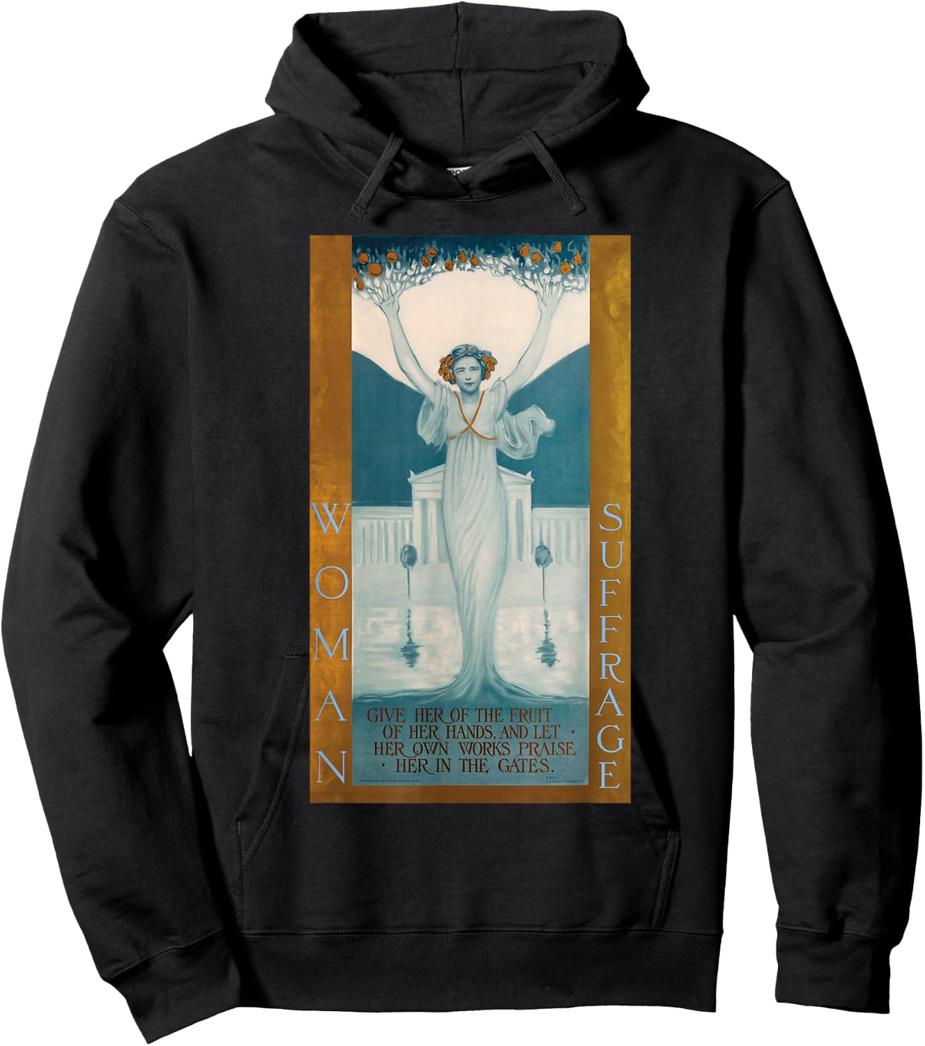 Retro Woman Suffrage 19th Amendment Hoodie - Hoodie | Black