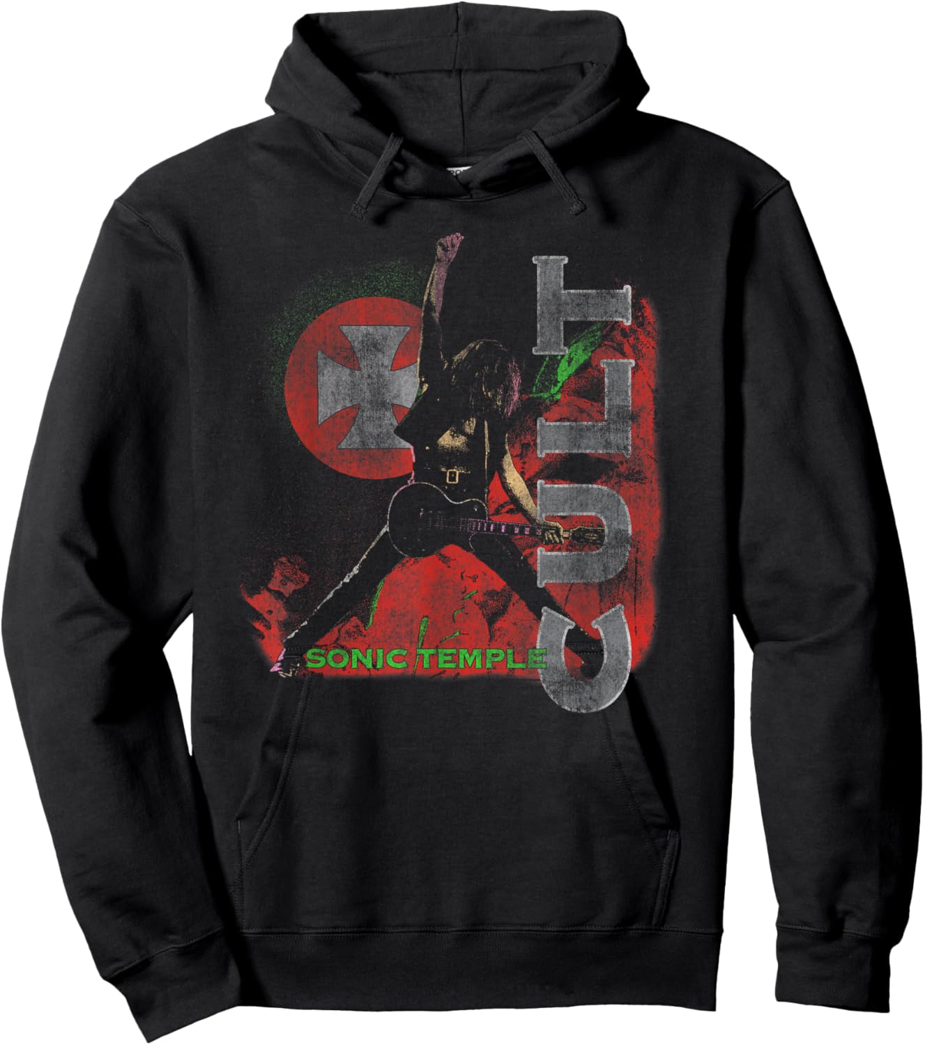 The Cult – Vintage Sonic Temple Hoodie - Hoodie | Black