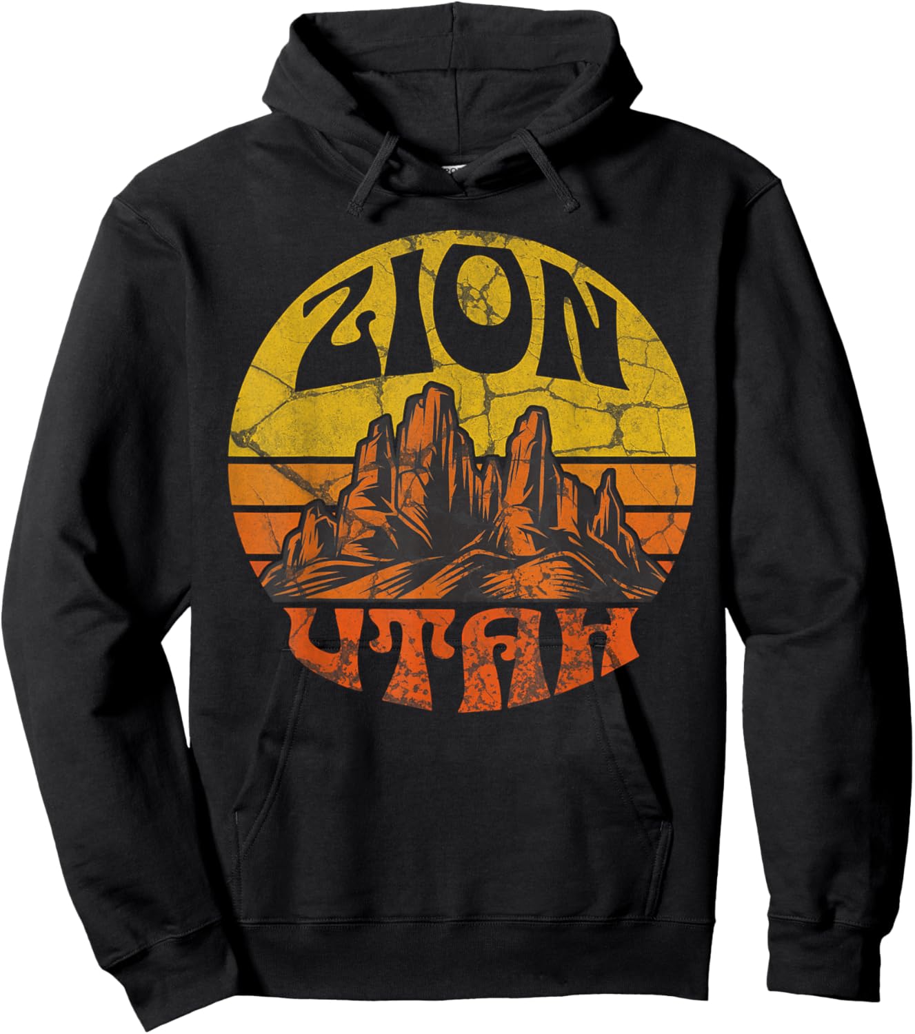 Zion National Park Utah Nature Hiking Outdoor Hoodie - Hoodie | Black