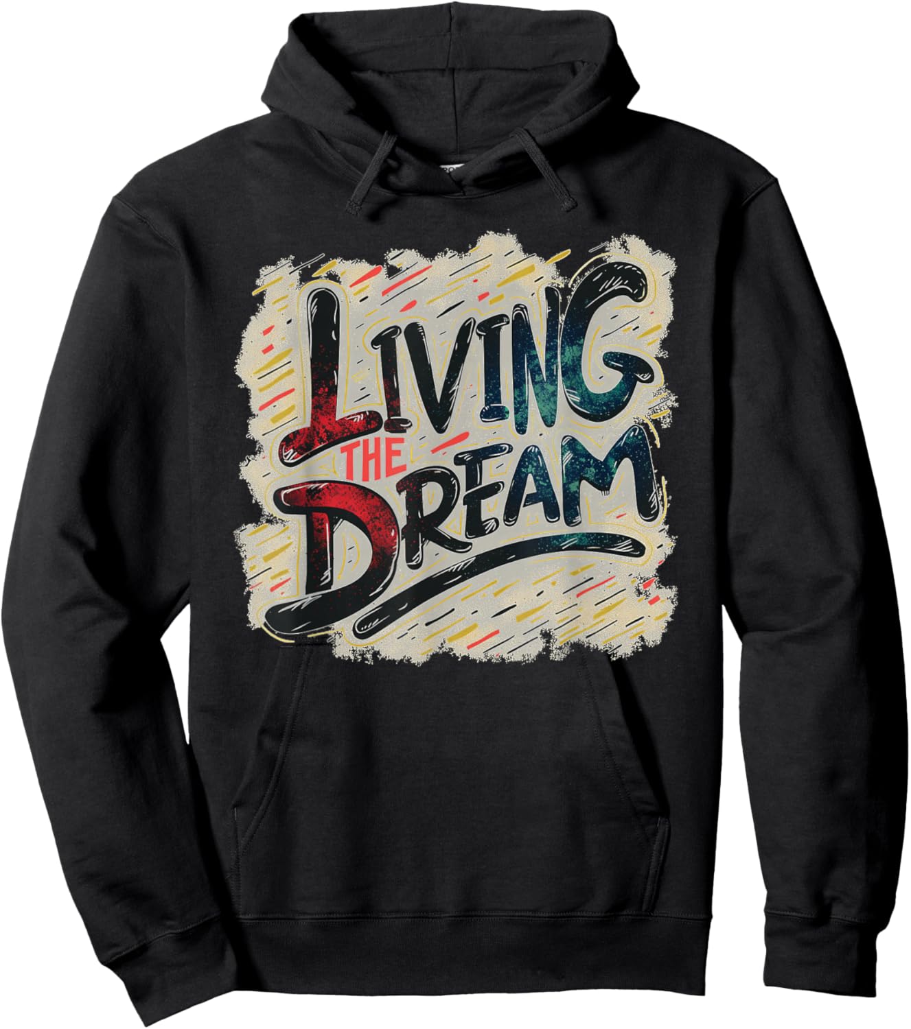 Pretty Living The Dream Costume Statement Hoodie - Hoodie | Black