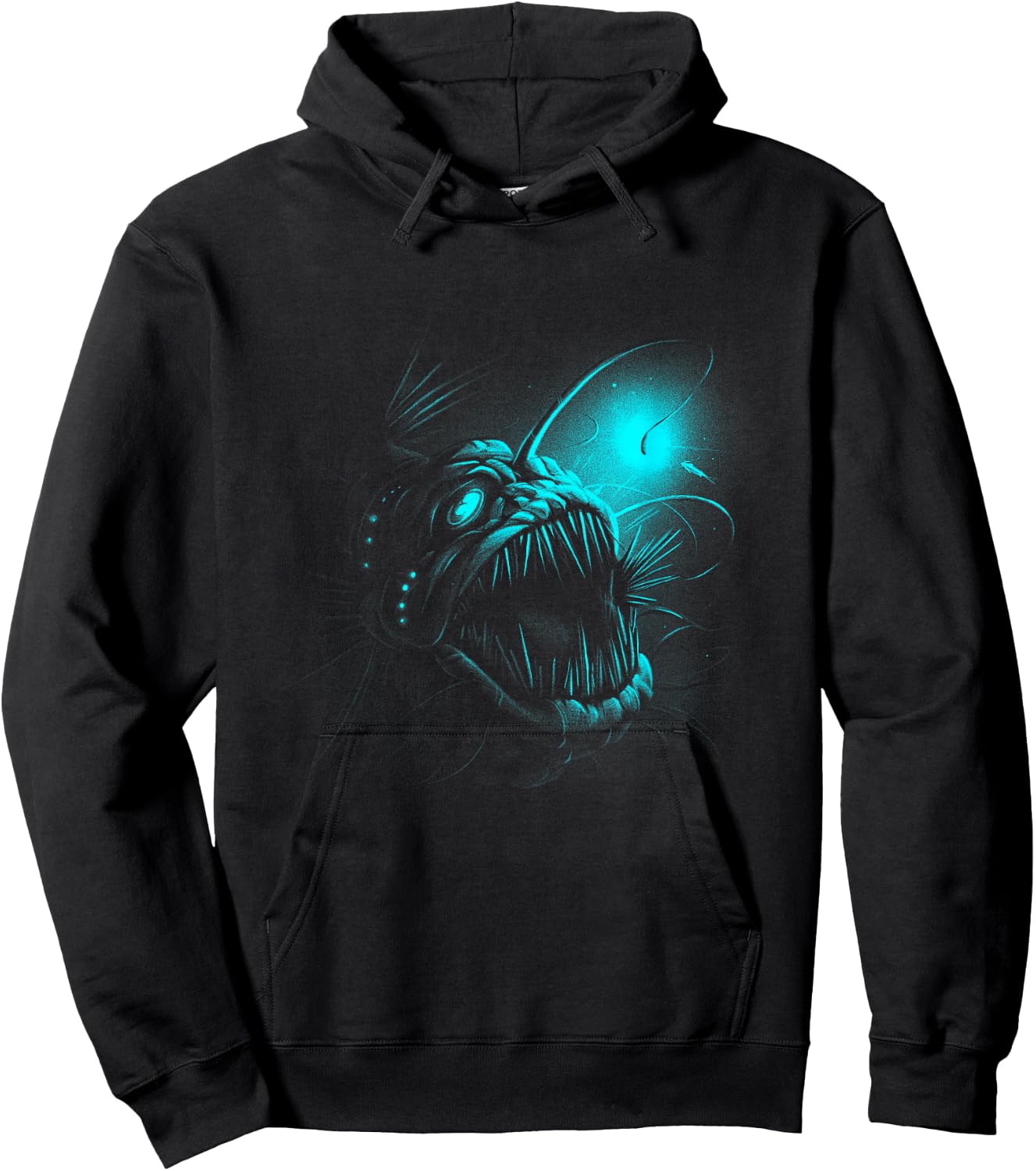 Anglerfish Deep Sea Creatures Angler Fish Ocean Sea Monster Hoodie - Hoodie | Black