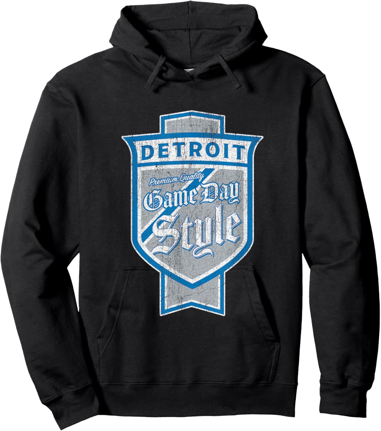 The Pride of Motor City Hometown Detroit Beer Label Hoodie - Hoodie | Black