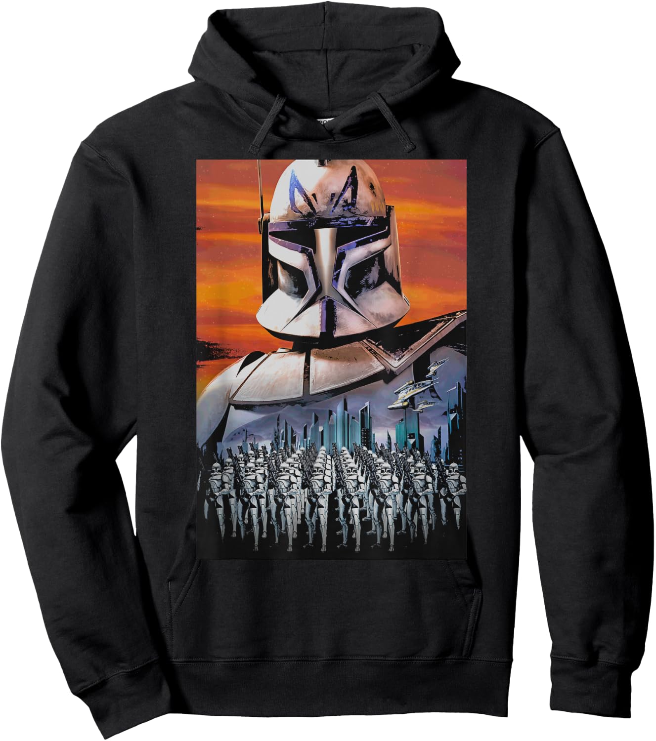 Star Wars Clone Wars Captain Rex Clone Troopers Hoodie - Hoodie | Black